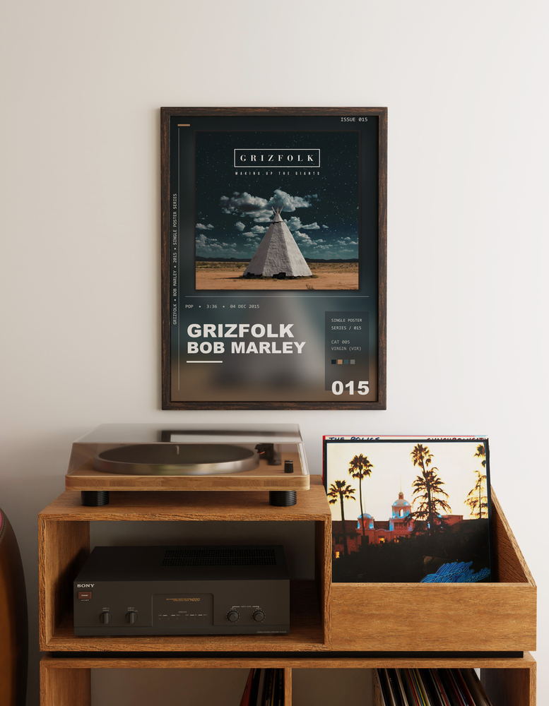 Music poster: Grizfolk - Bob Marley