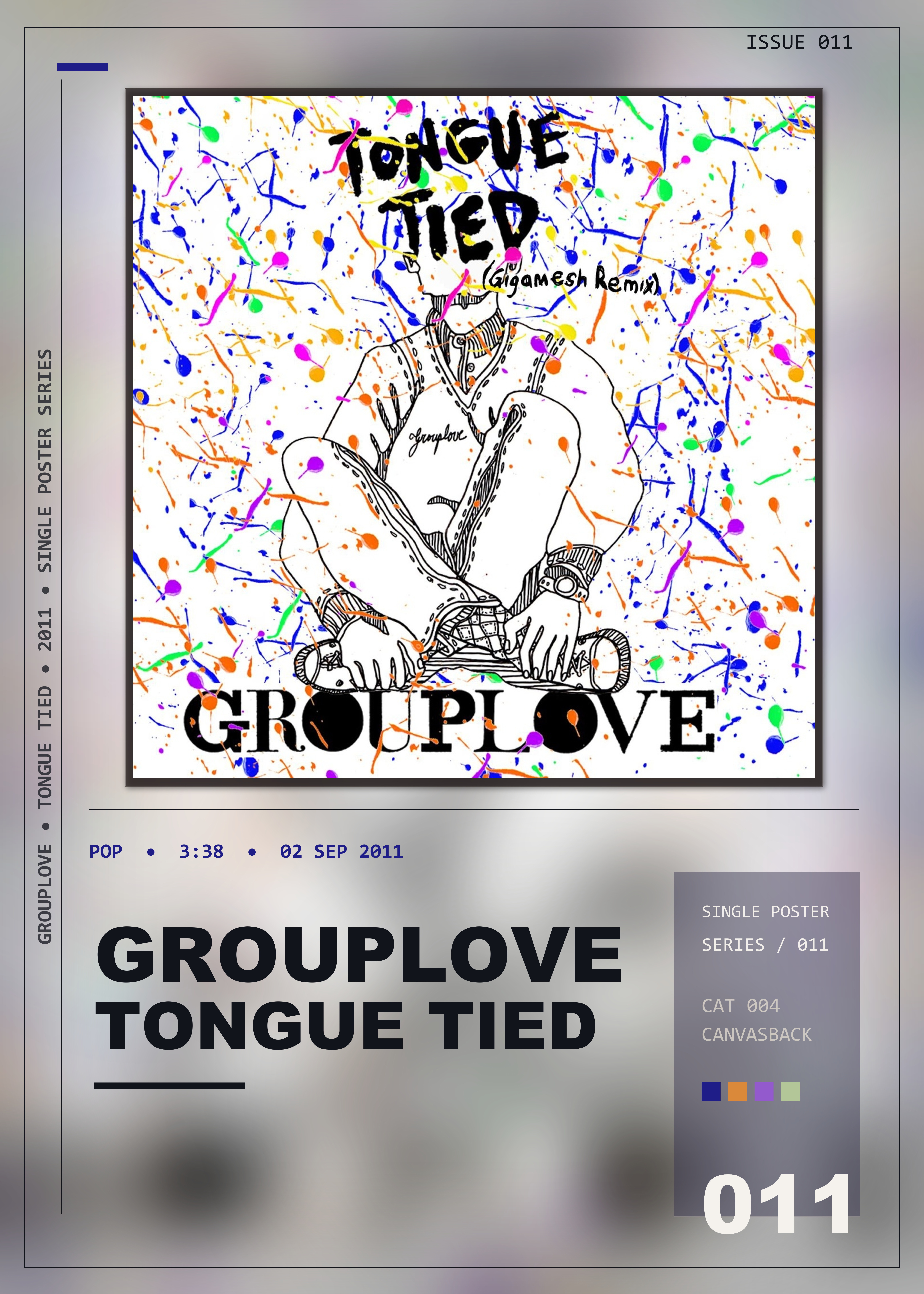 Music poster: Grouplove - Tongue Tied