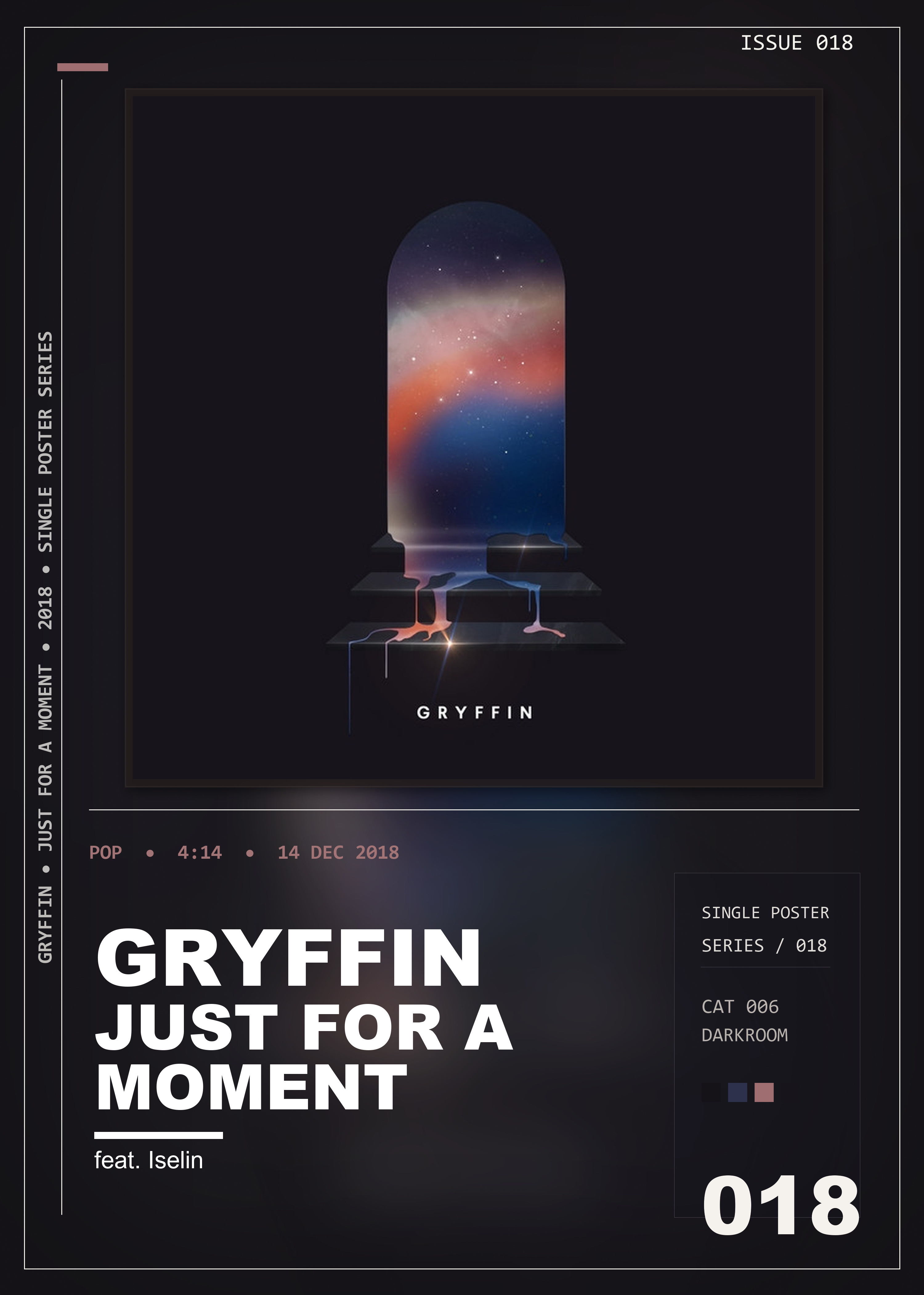 Music poster: Gryffin - Just For A Moment feat Iselin