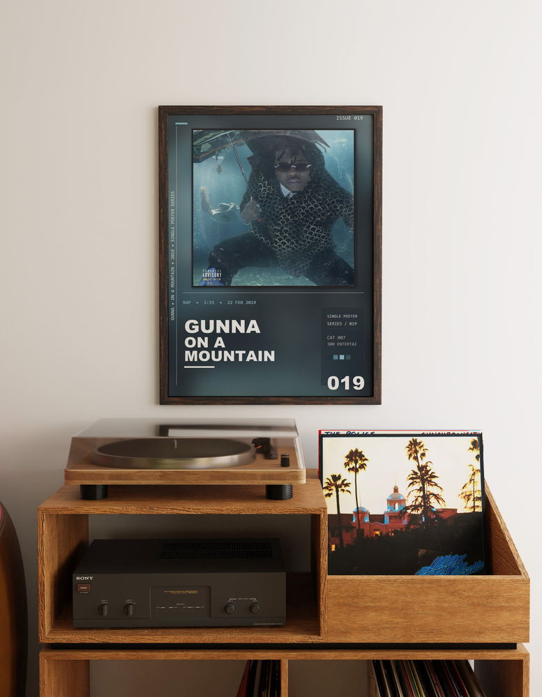 Music poster: Gunna - On A Mountain
