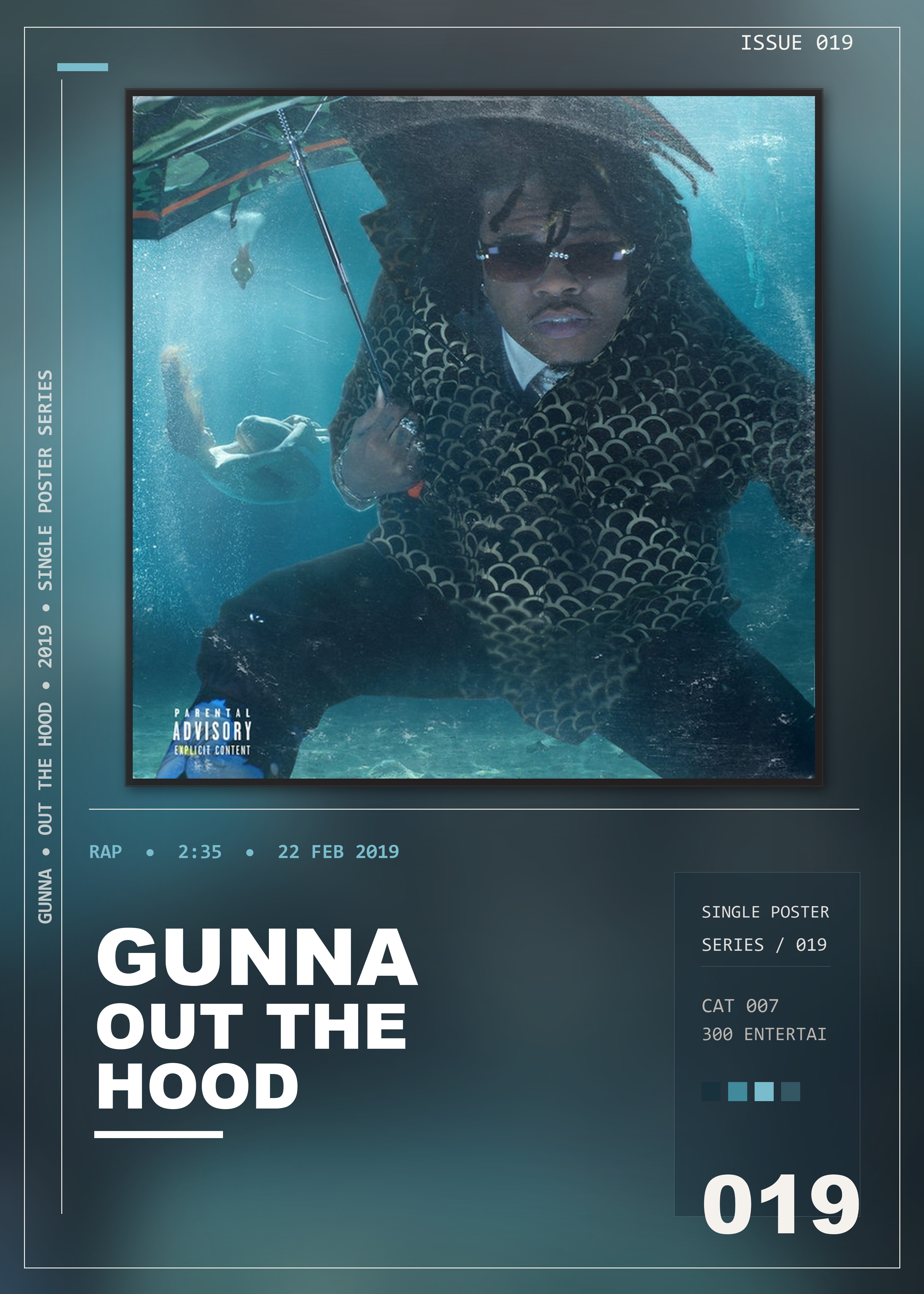 Music poster: Gunna - Out The Hood