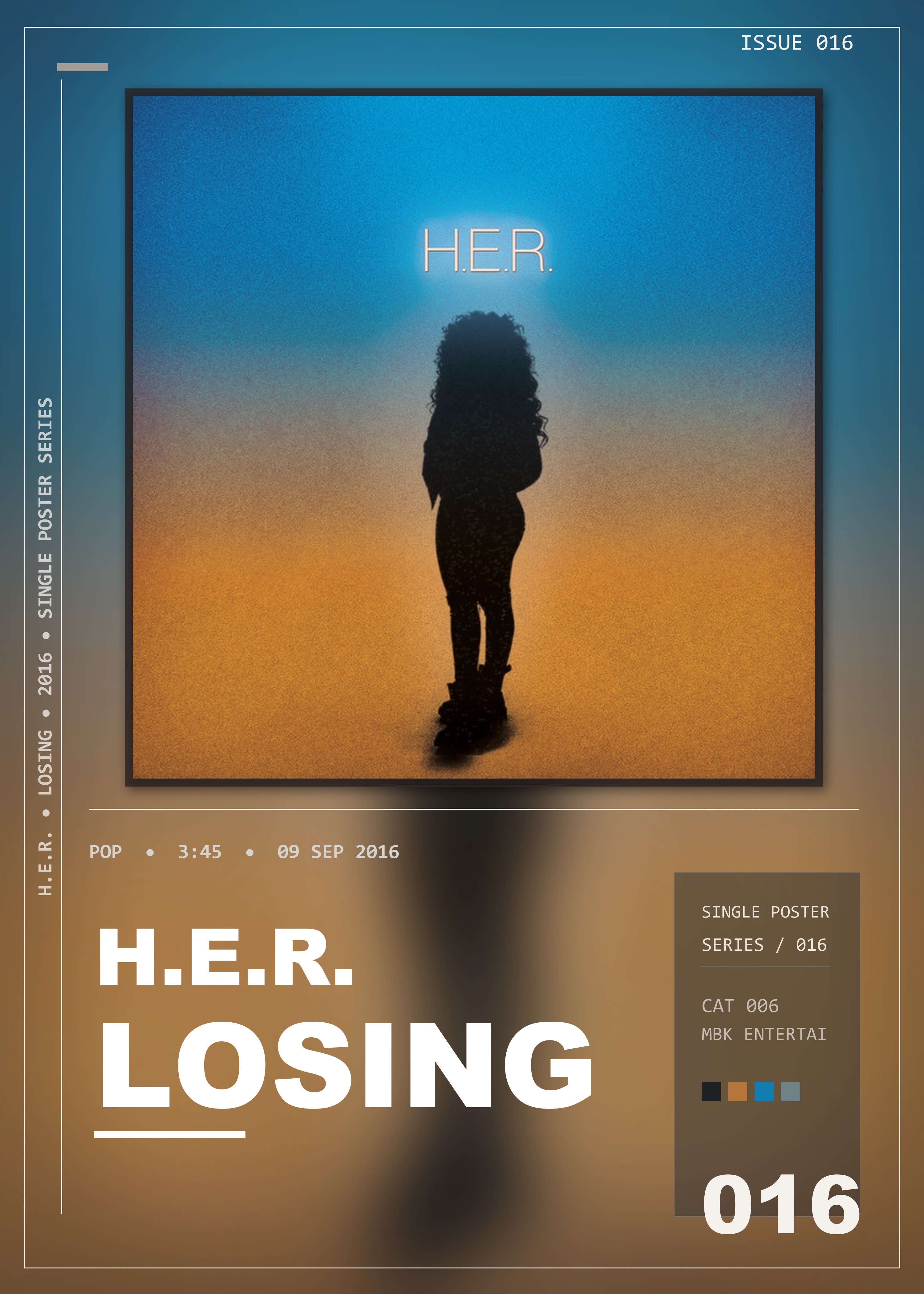 Music poster: HER - Losing