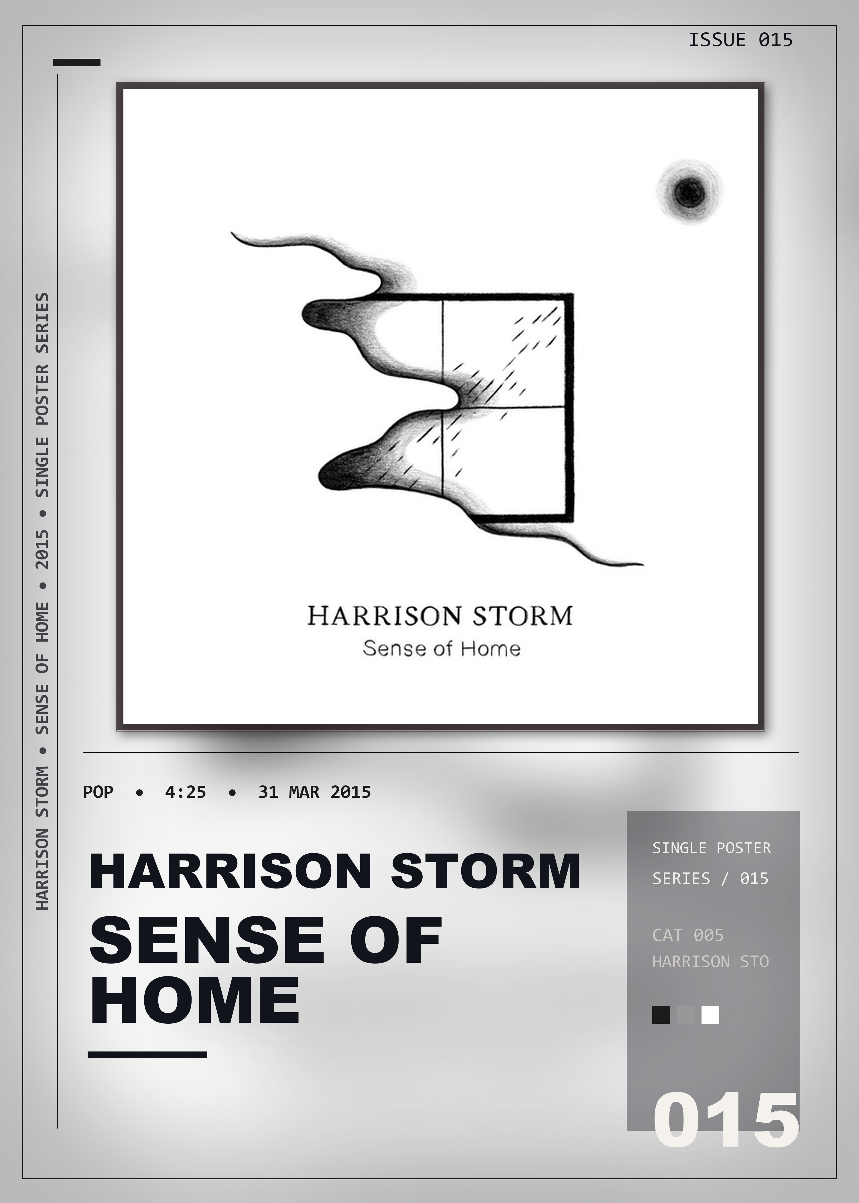 Music poster: Harrison Storm - Sense of Home