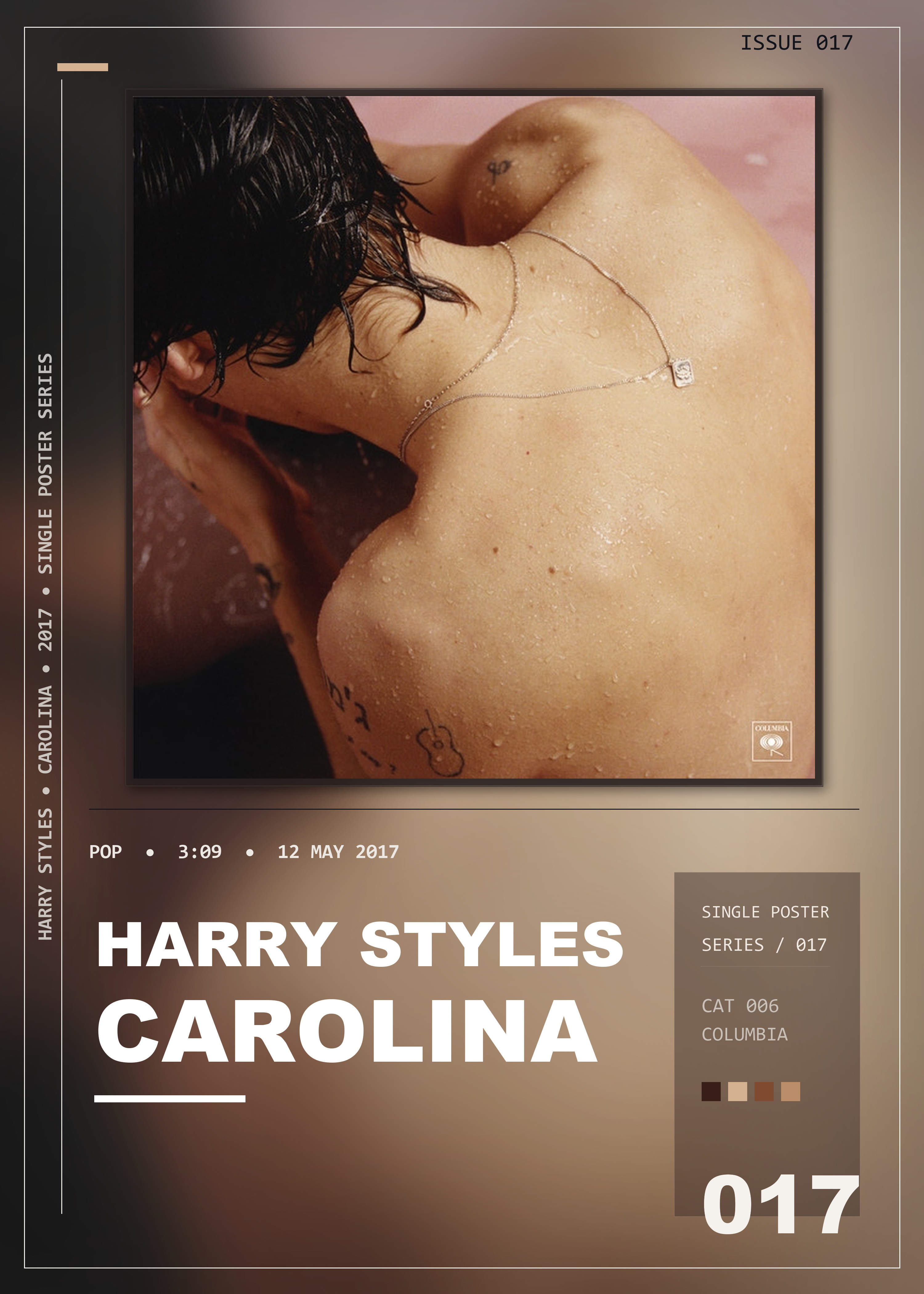Music poster: Harry Styles - Carolina