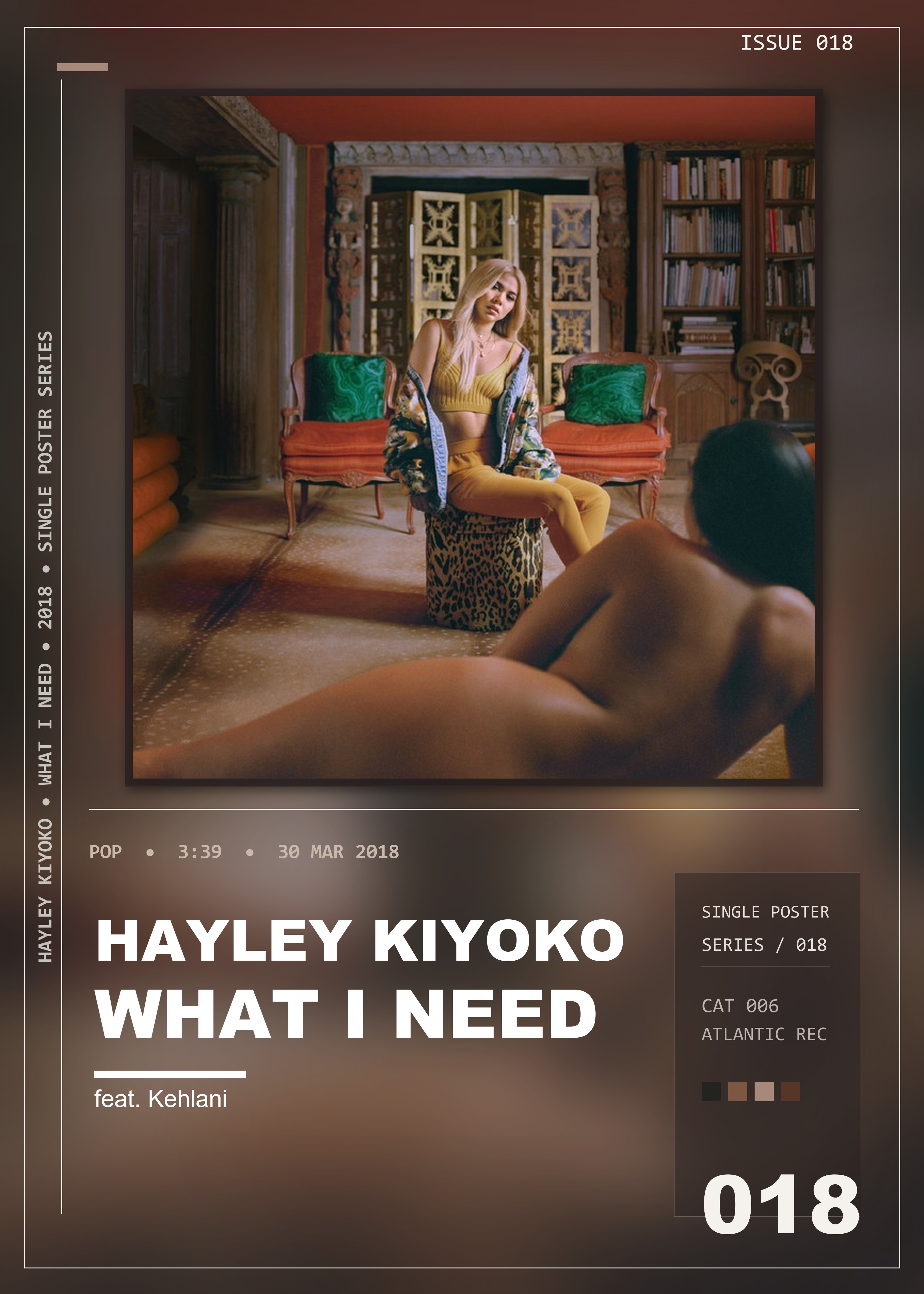 Music poster: Hayley Kiyoko - What I Need feat Kehlani