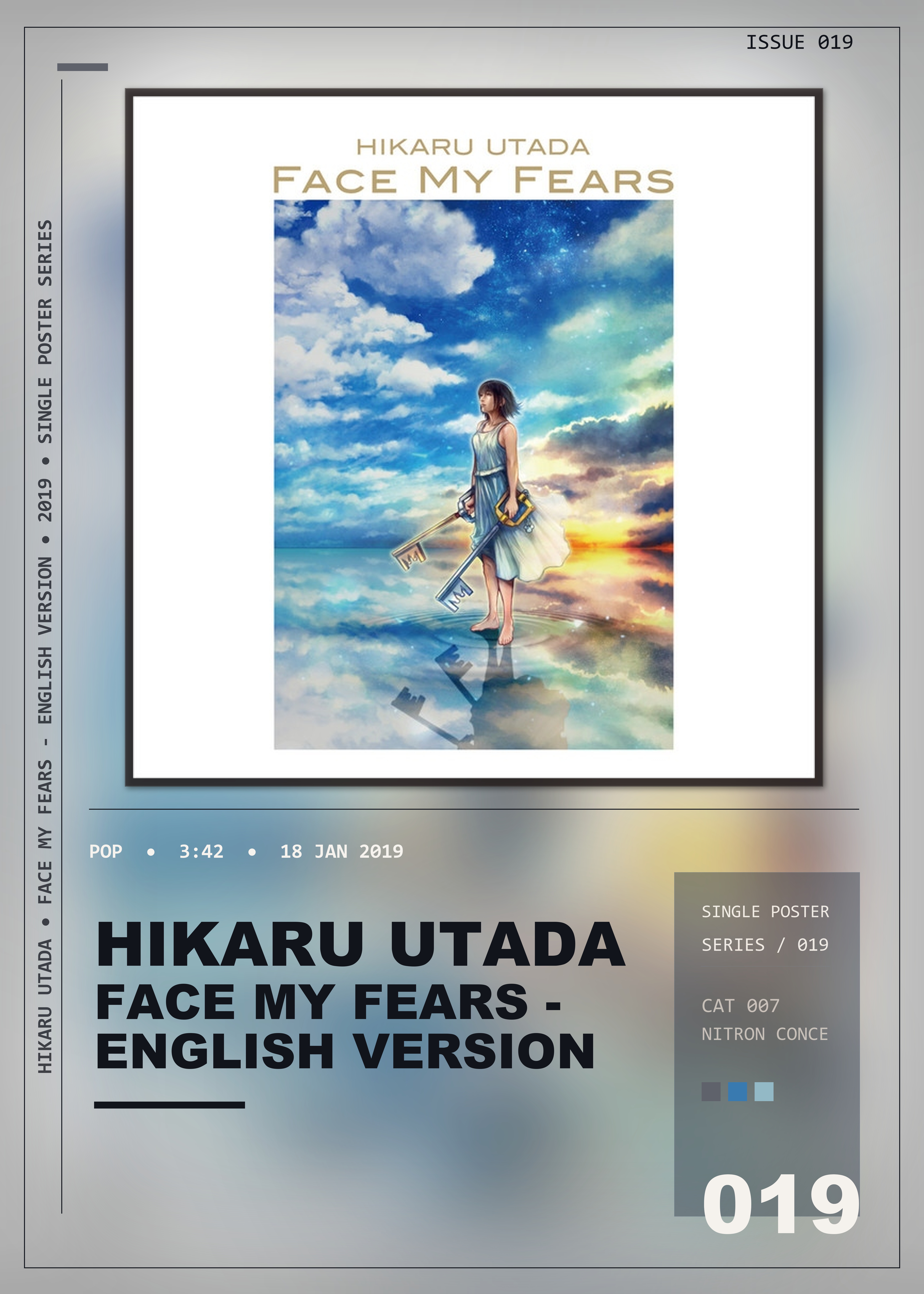 Music poster: Hikaru Utada - Face My Fears - English Version