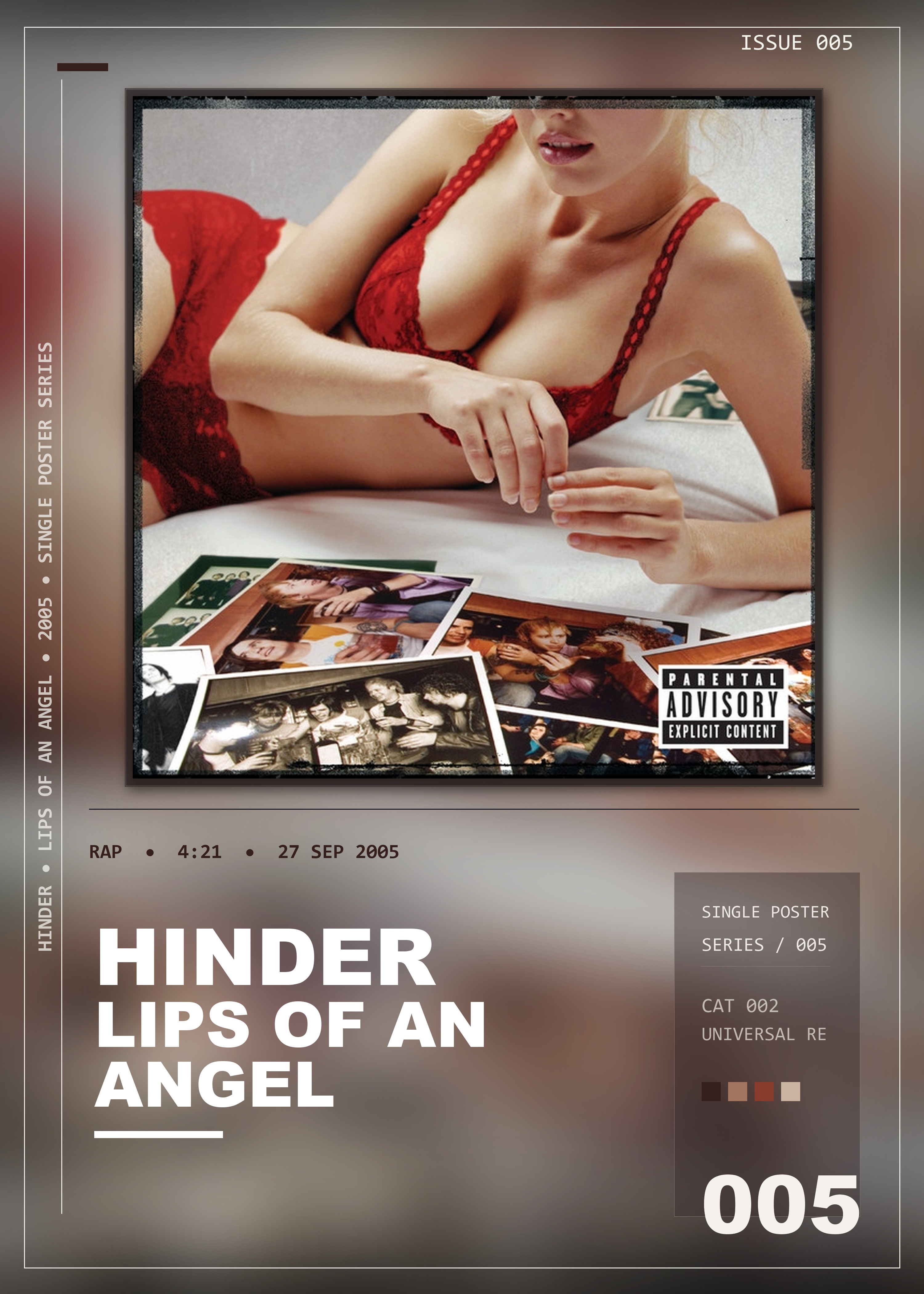 Music poster: Hinder - Lips Of An Angel
