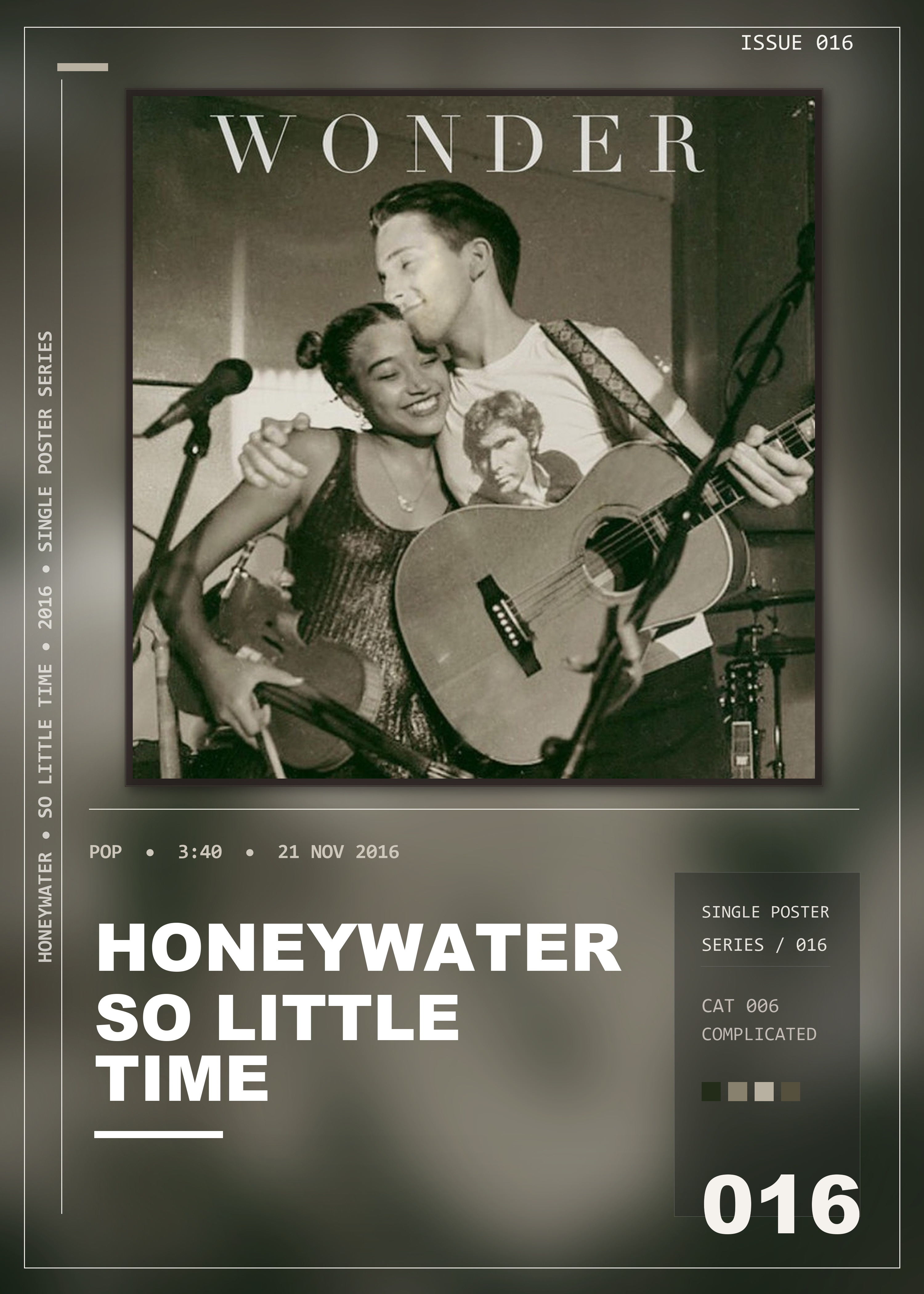 Music poster: Honeywater - So Little Time
