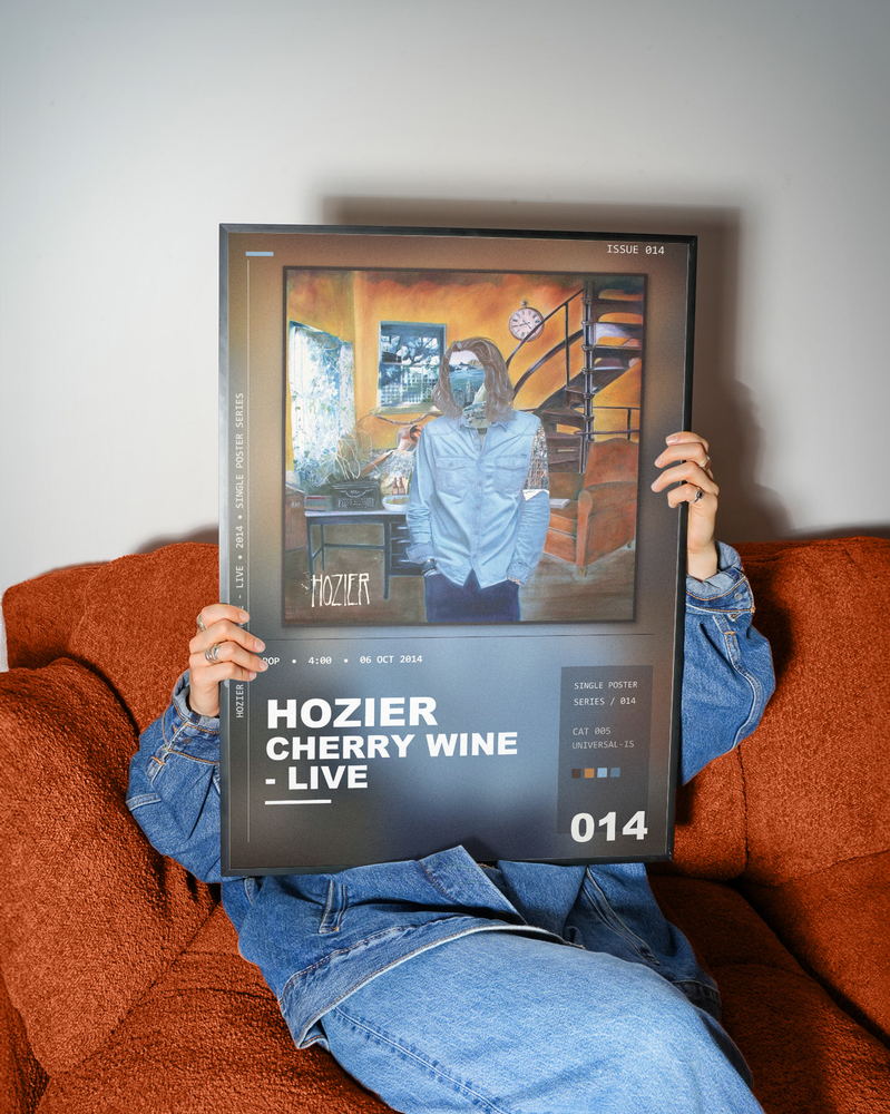 Music poster: Hozier - Cherry Wine - Live