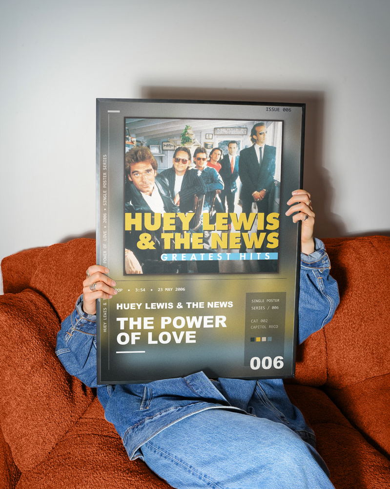 Music poster: Huey Lewis The News - The Power Of Love
