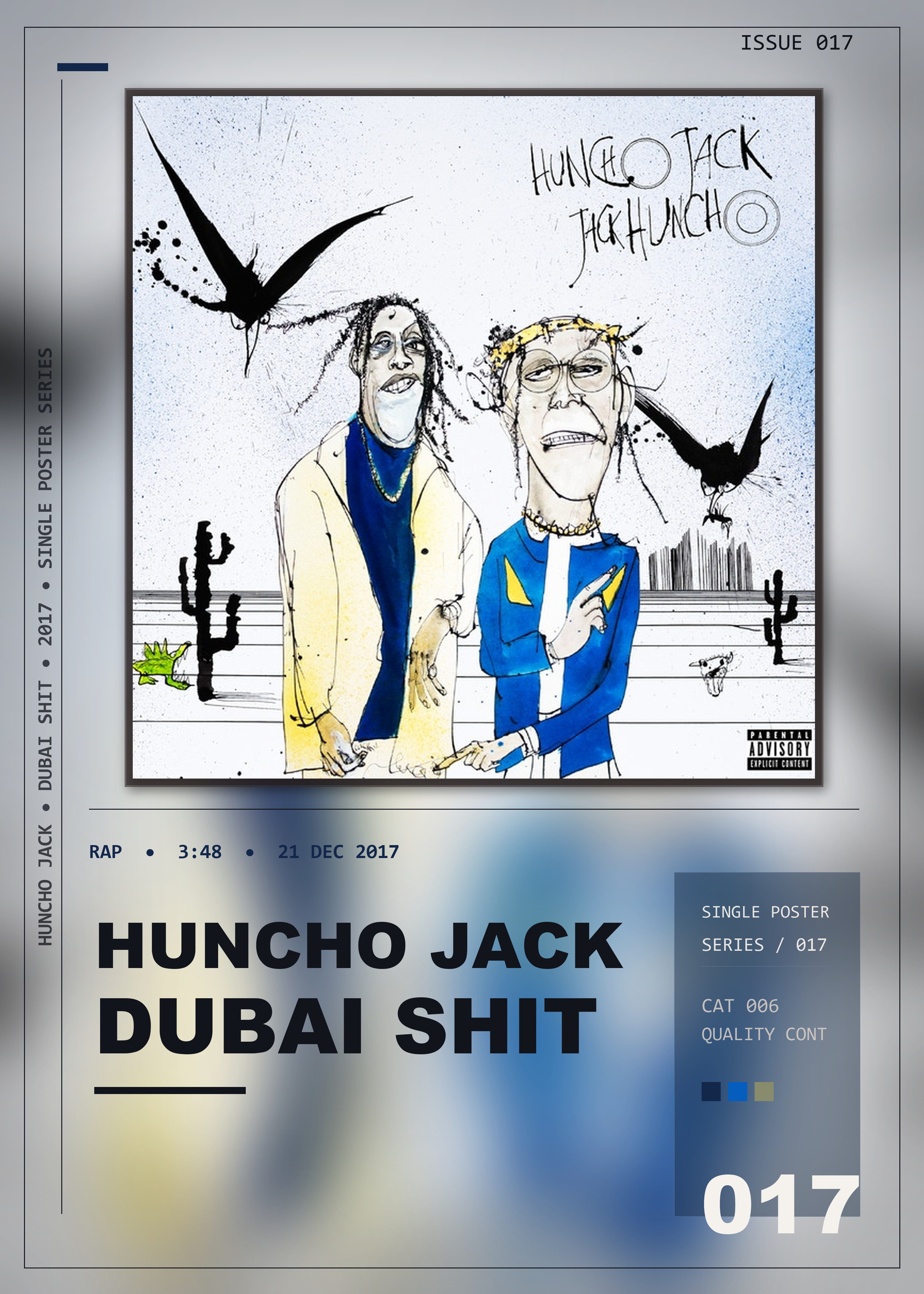 Music poster: Huncho Jack - Dubai Shit