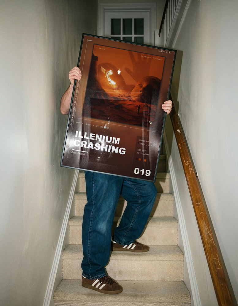 Music poster: ILLENIUM - Crashing feat Bahari