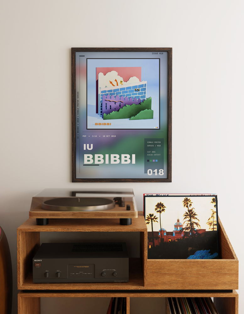 Music poster: IU - BBIBBI
