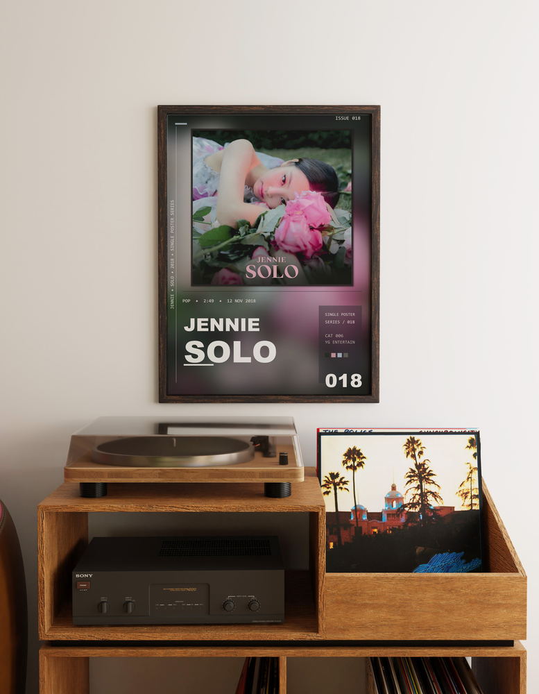 Music poster: JENNIE - SOLO