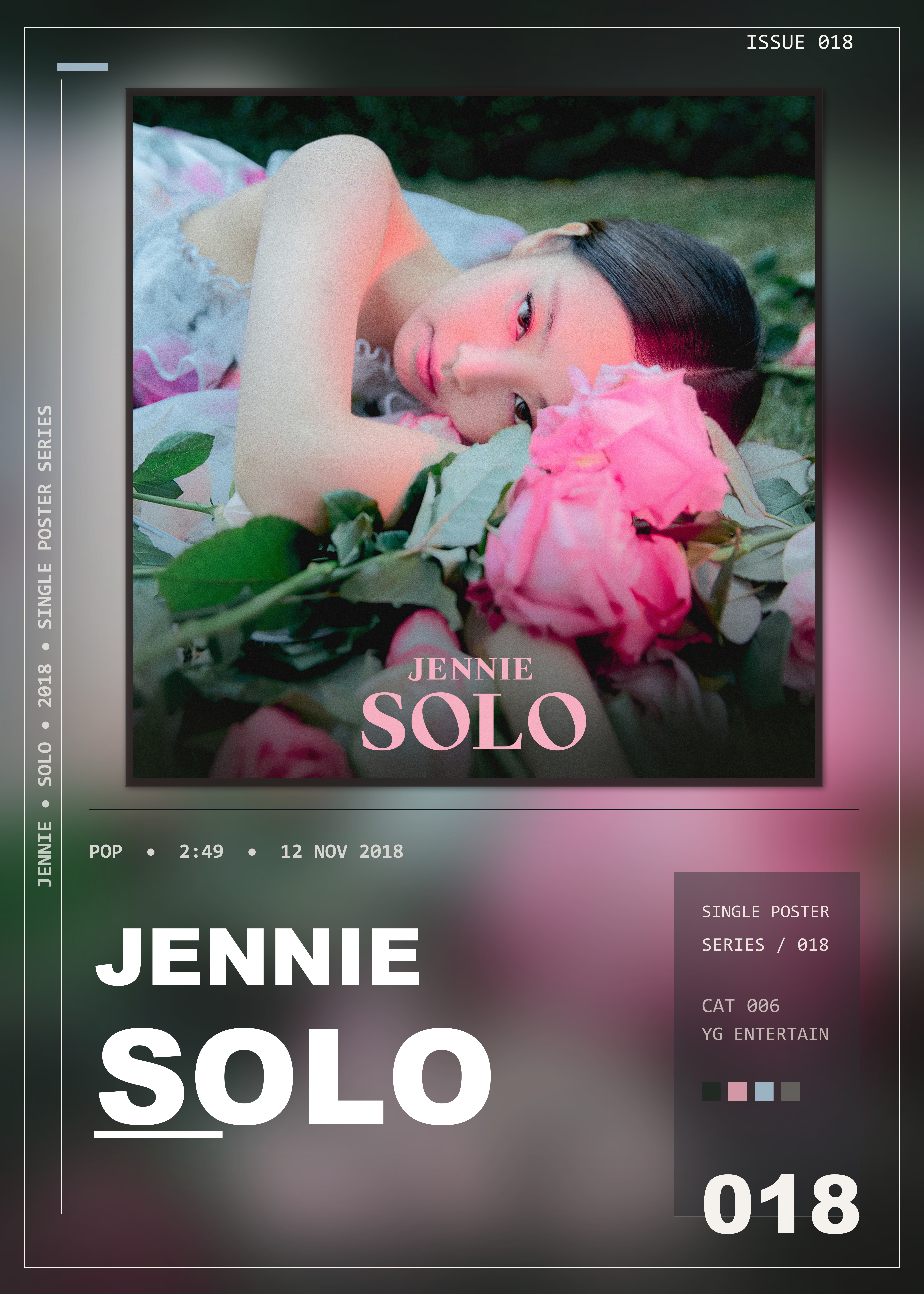 Music poster: JENNIE - SOLO