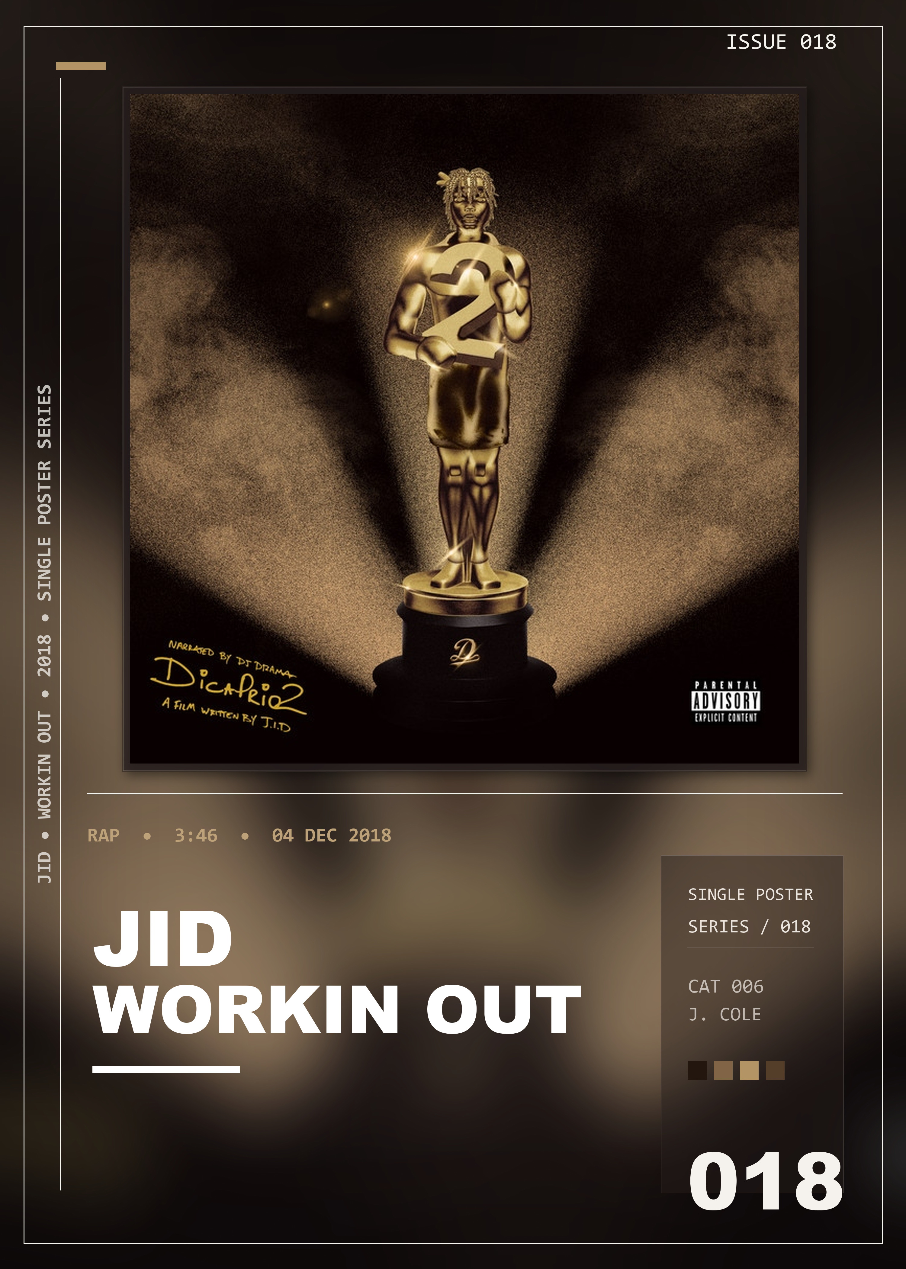 Music poster: JID - Workin Out