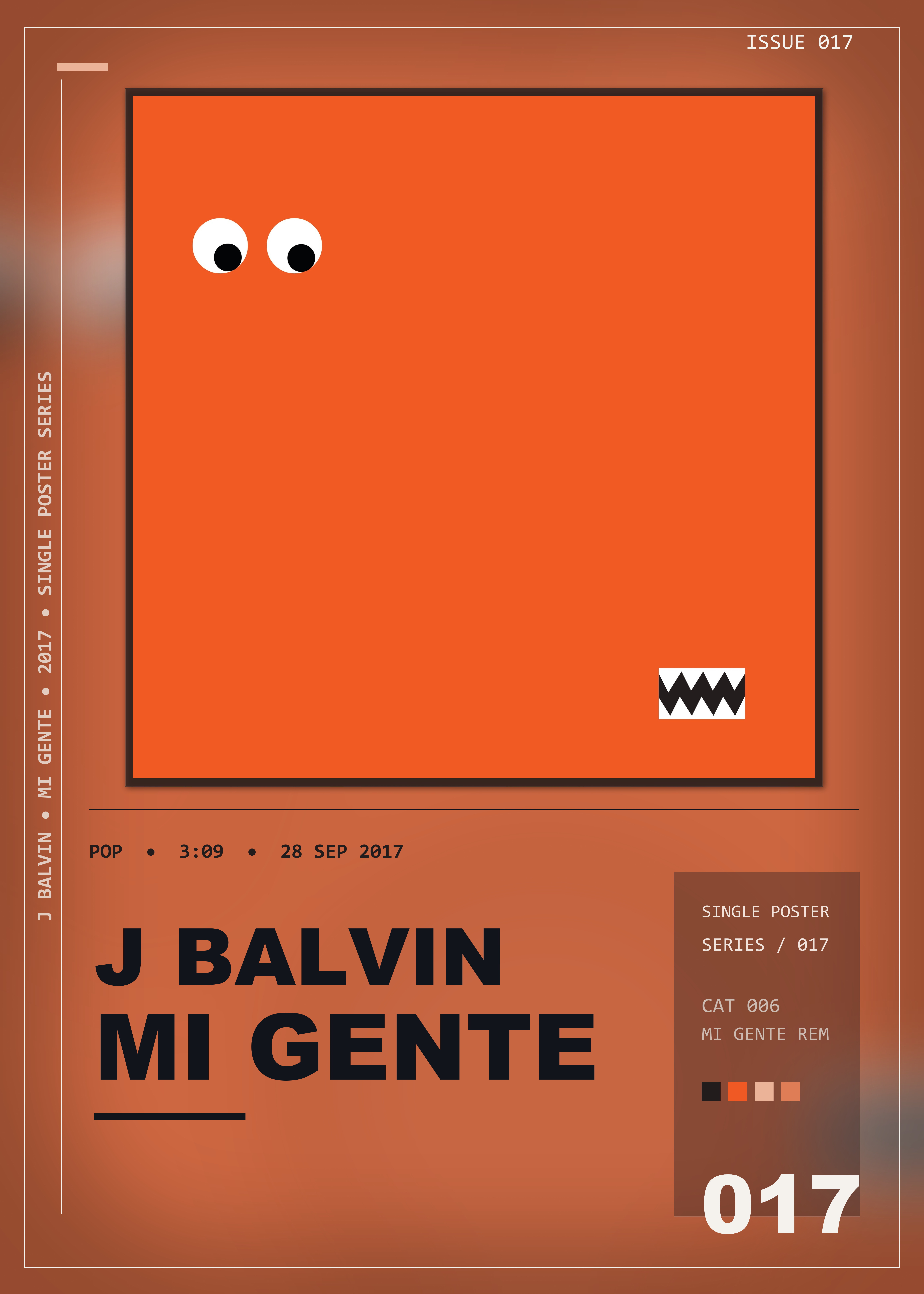 Music poster: J Balvin - Mi Gente