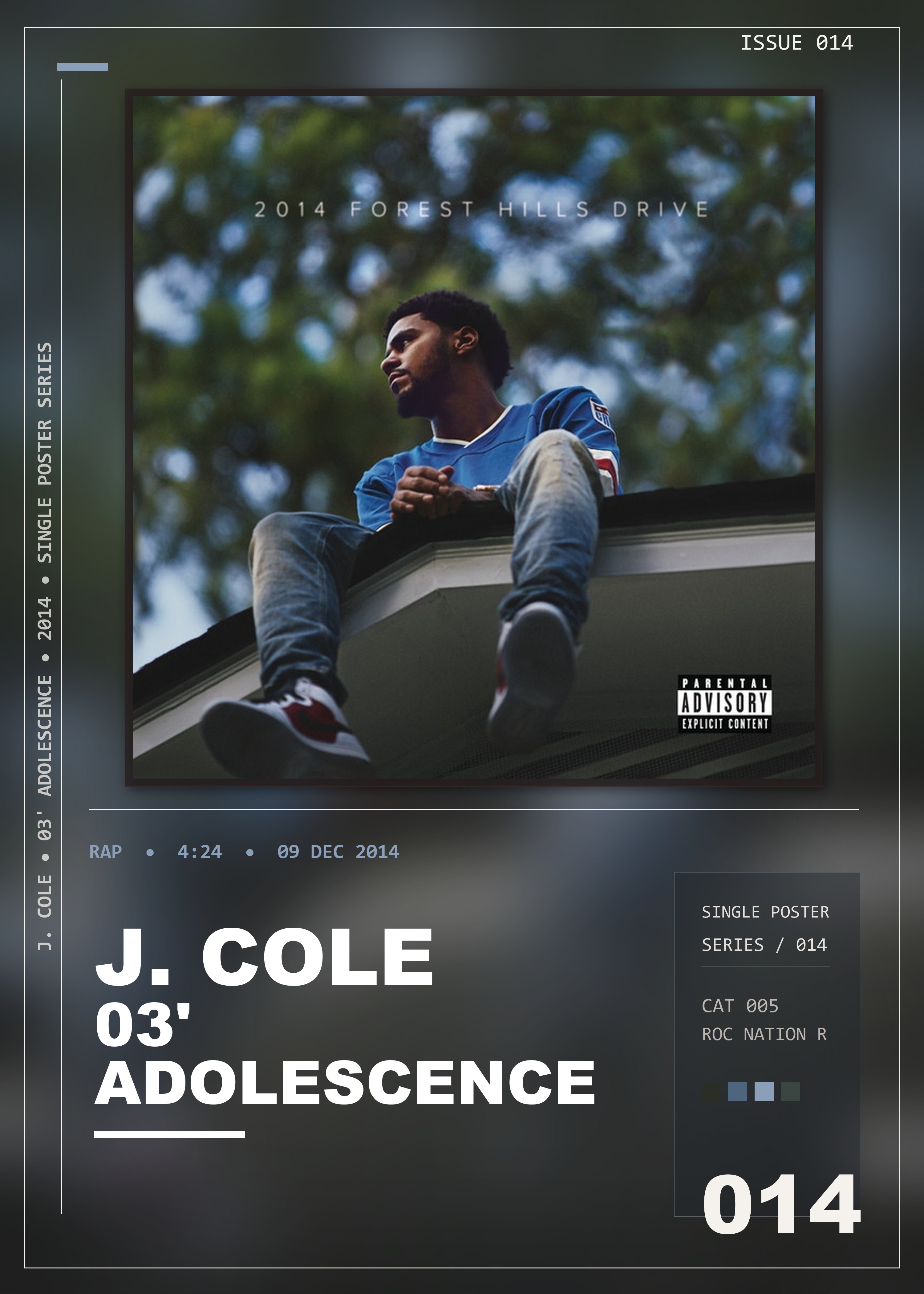 Music poster: J Cole - 03 Adolescence