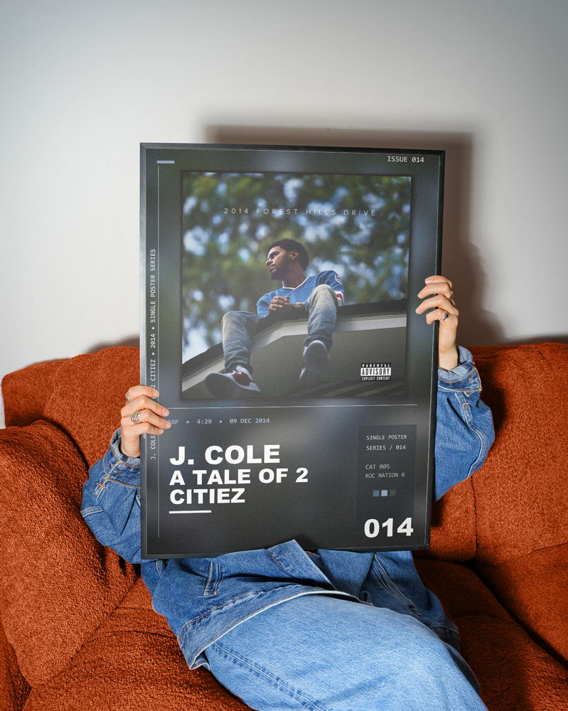 Music poster: J Cole - A Tale of 2 Citiez