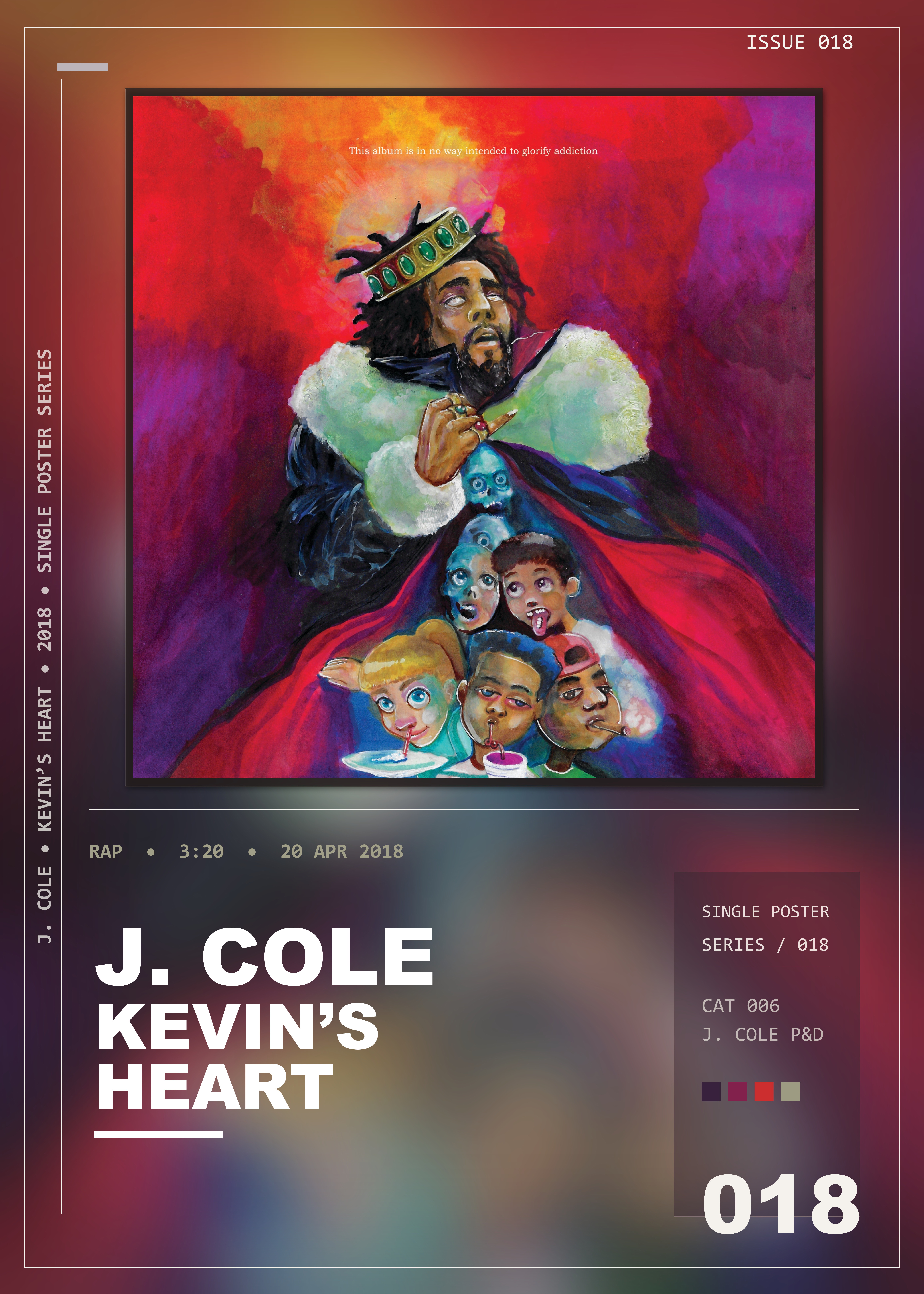 Music poster: J Cole - Kevins Heart
