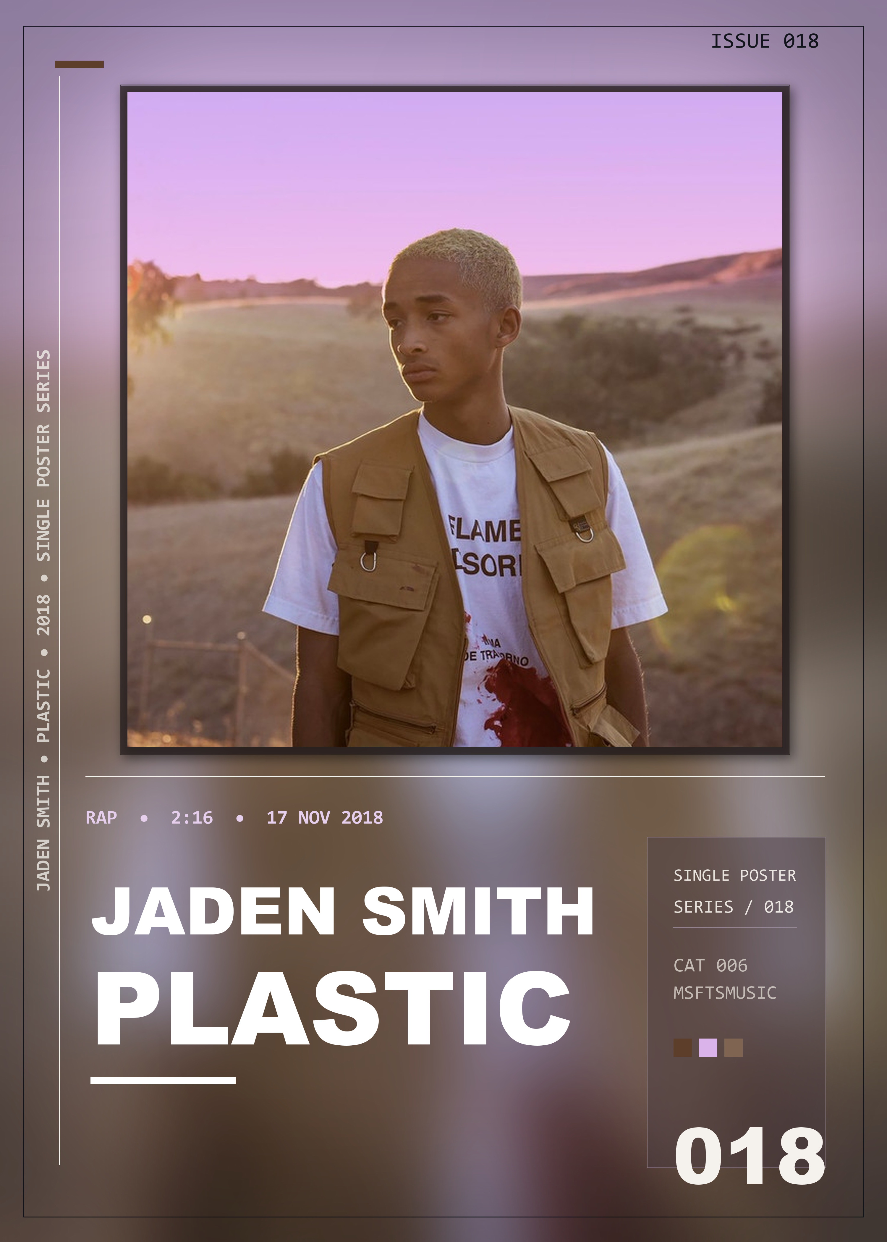 Music poster: Jaden Smith - Plastic
