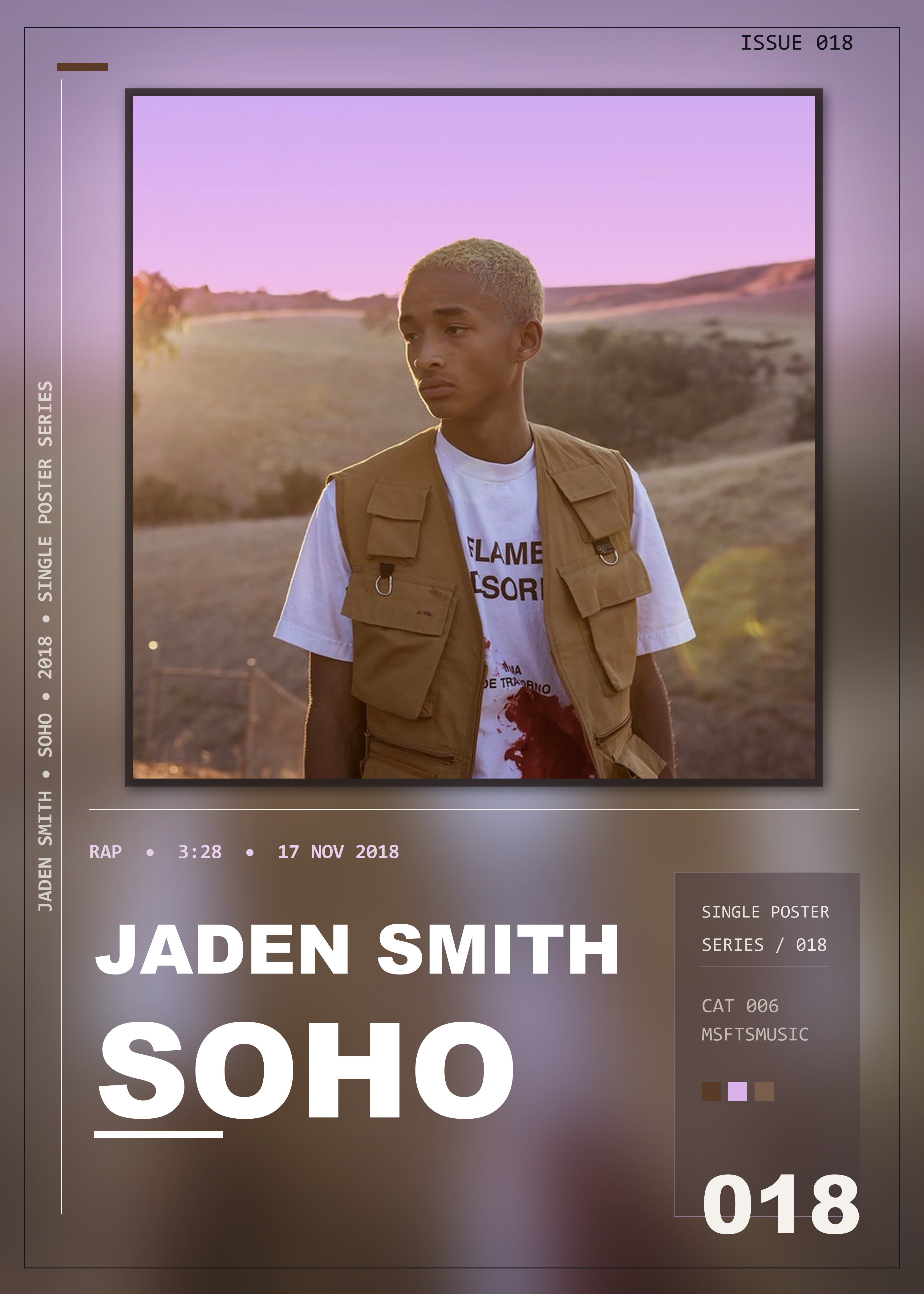 Music poster: Jaden Smith - SOHO