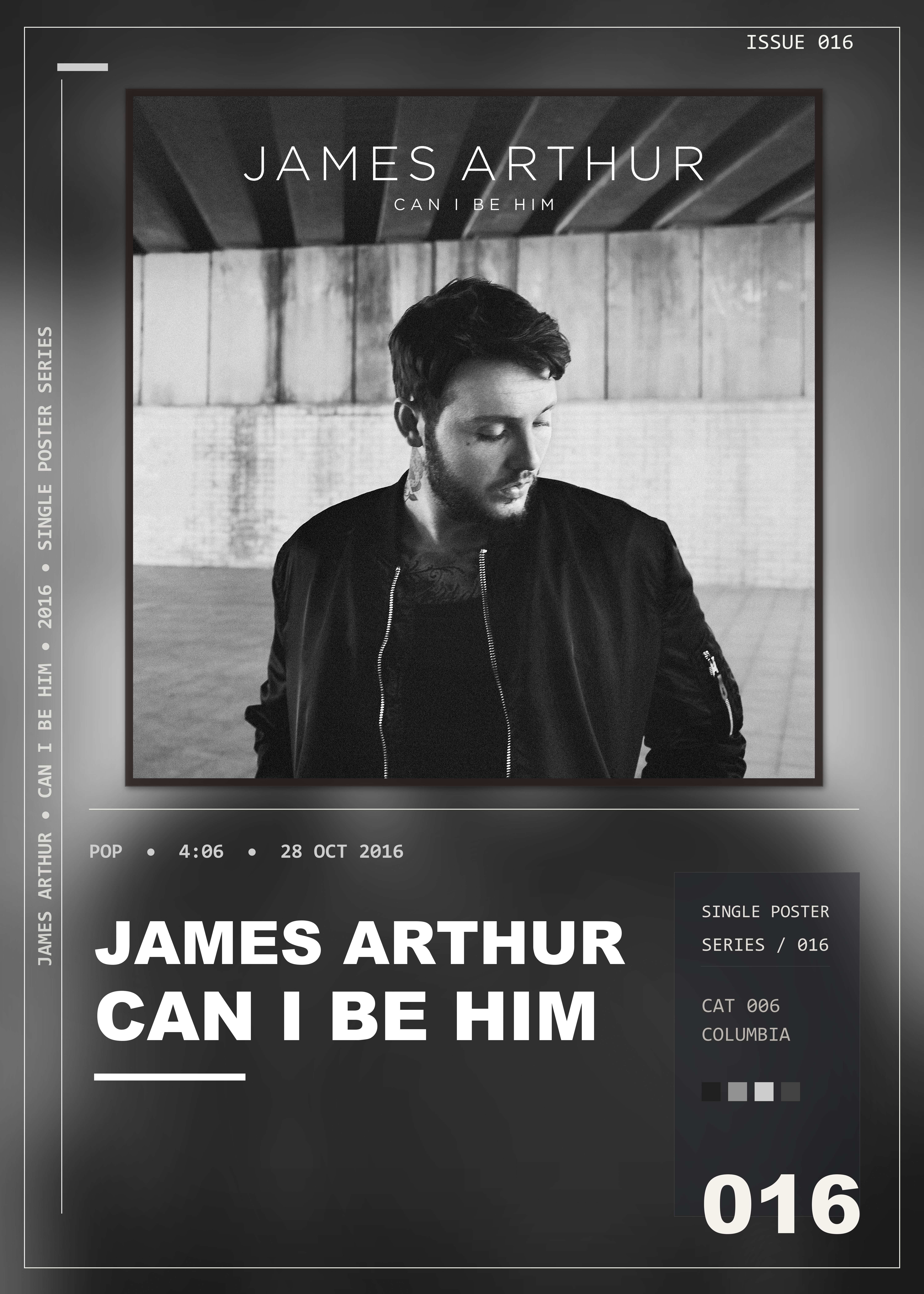Music poster: James Arthur - Can I Be Him