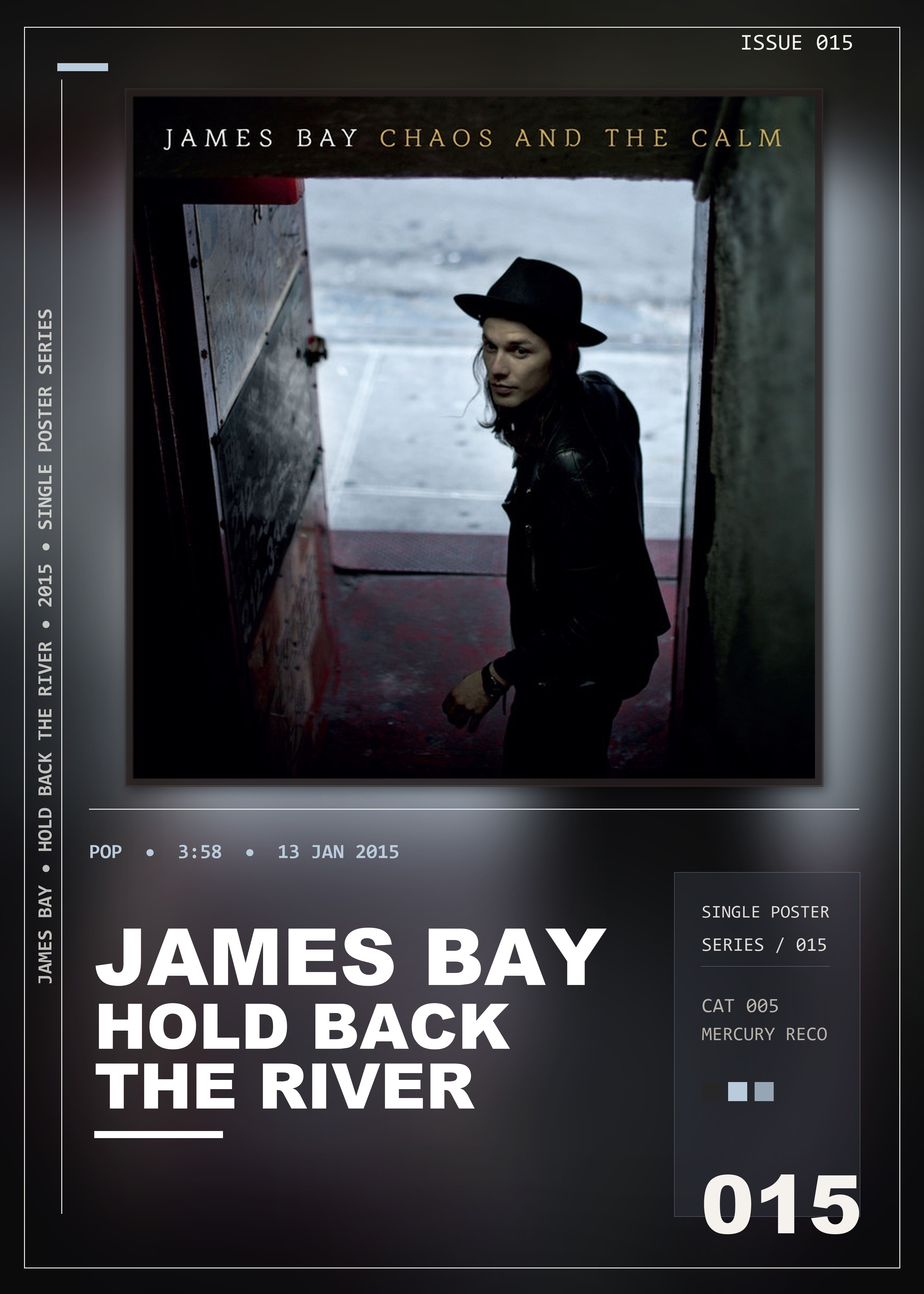 Music poster: James Bay - Hold Back The River