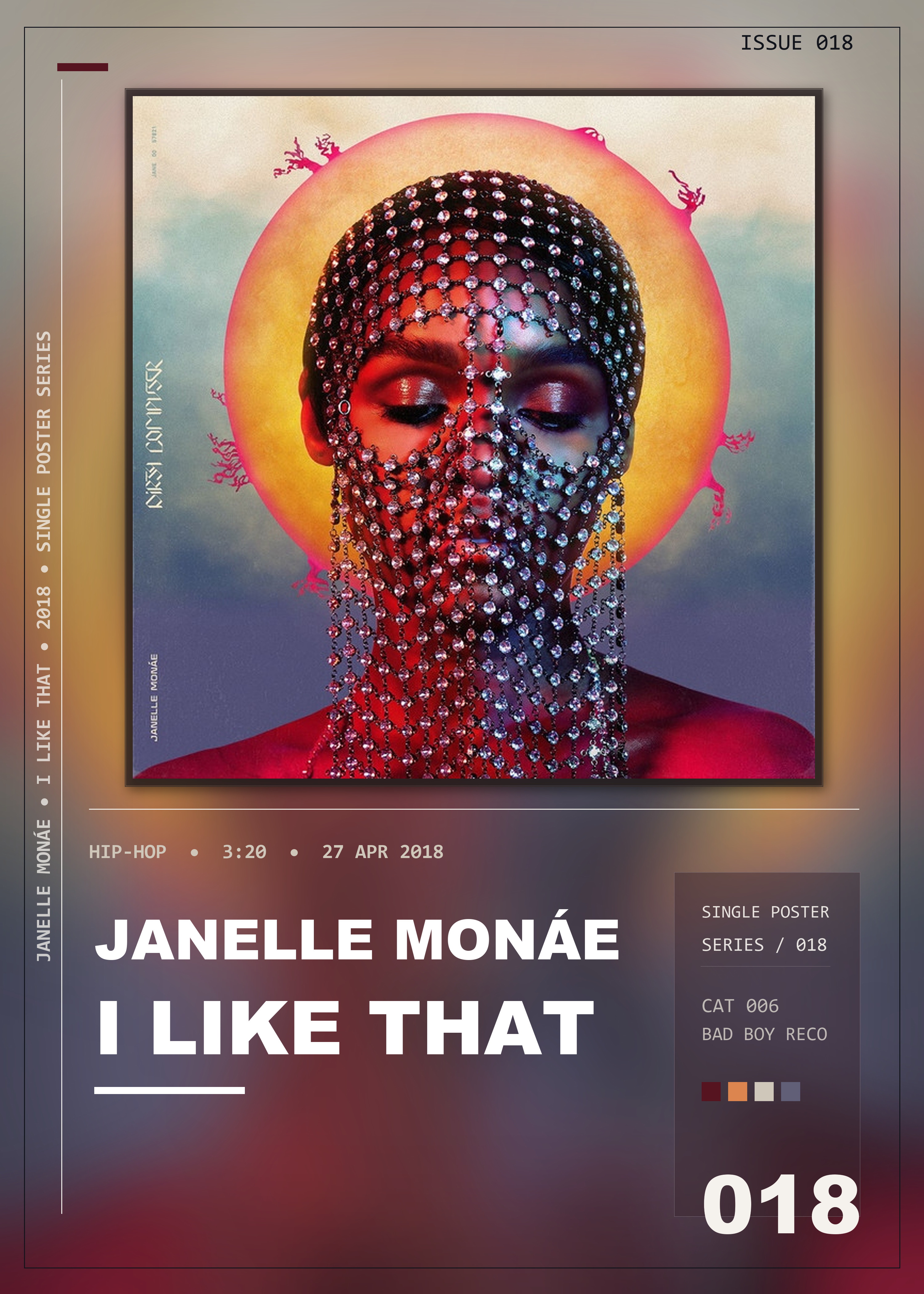 Music poster: Janelle Monáe - I Like That