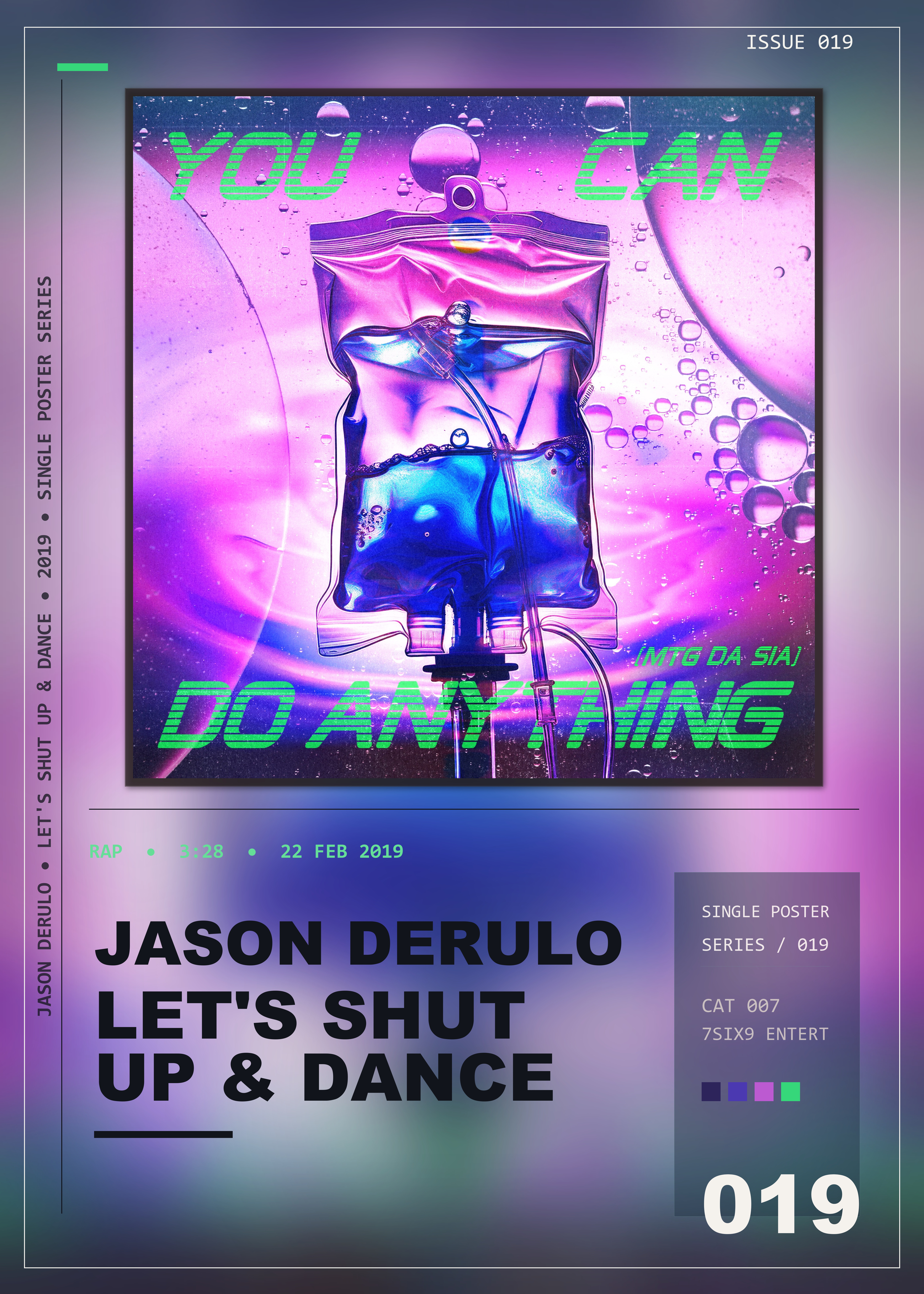 Music poster: Jason Derulo - Lets Shut Up Dance