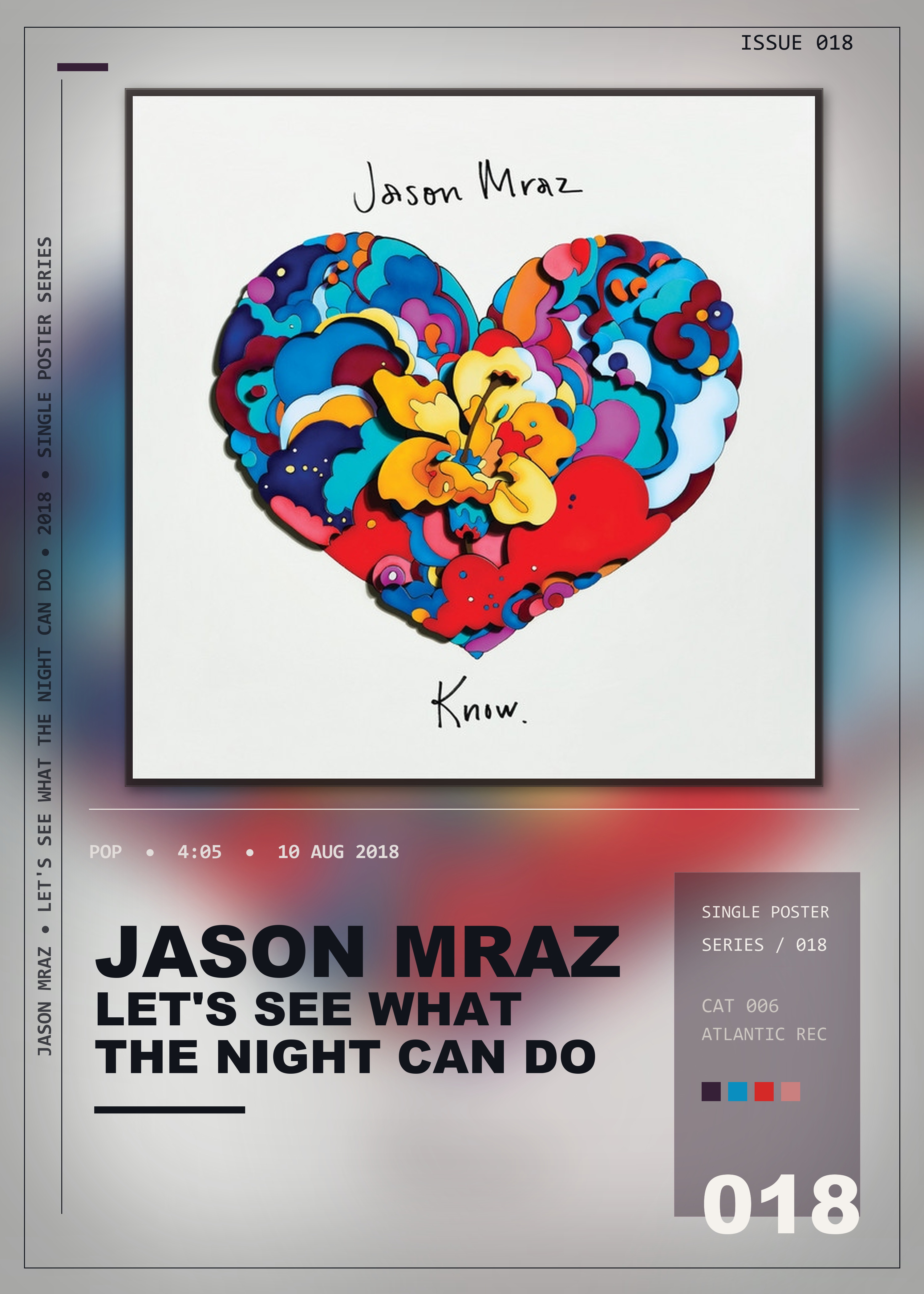 Music poster: Jason Mraz - Lets See What The Night Can Do