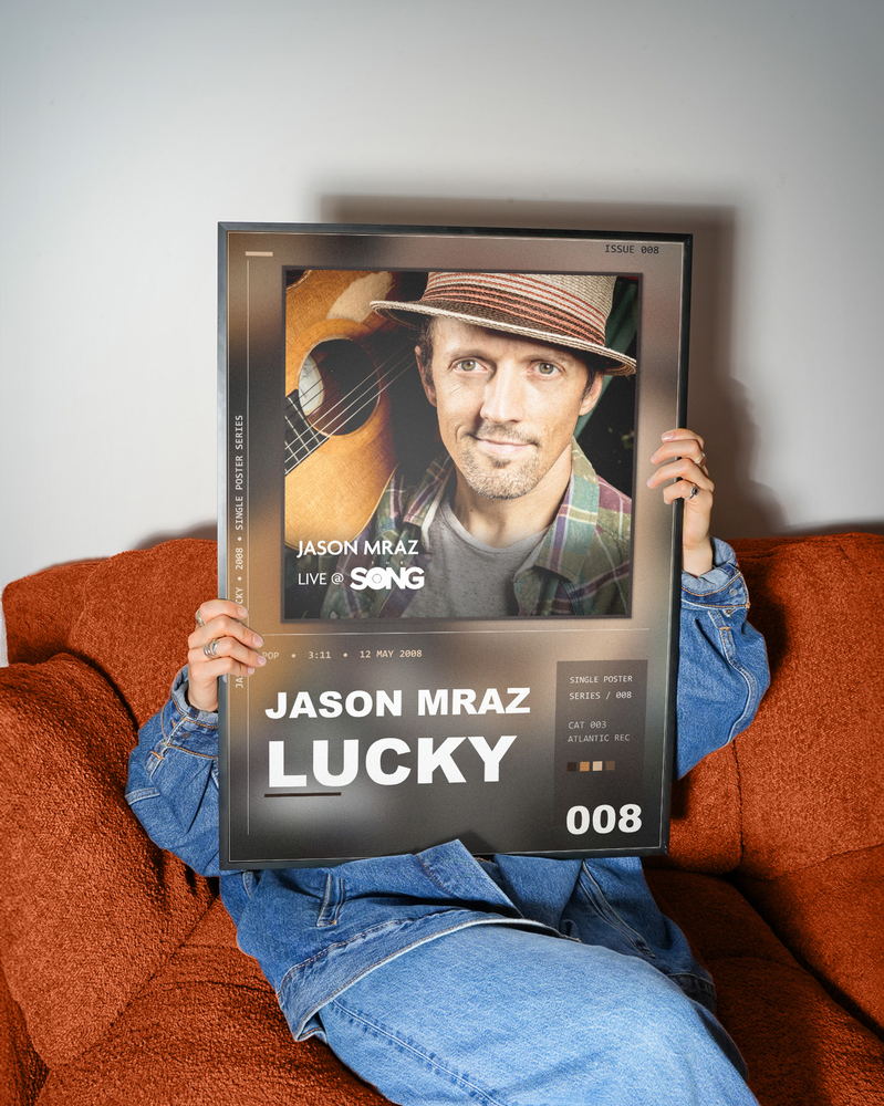 Music poster: Jason Mraz - Lucky