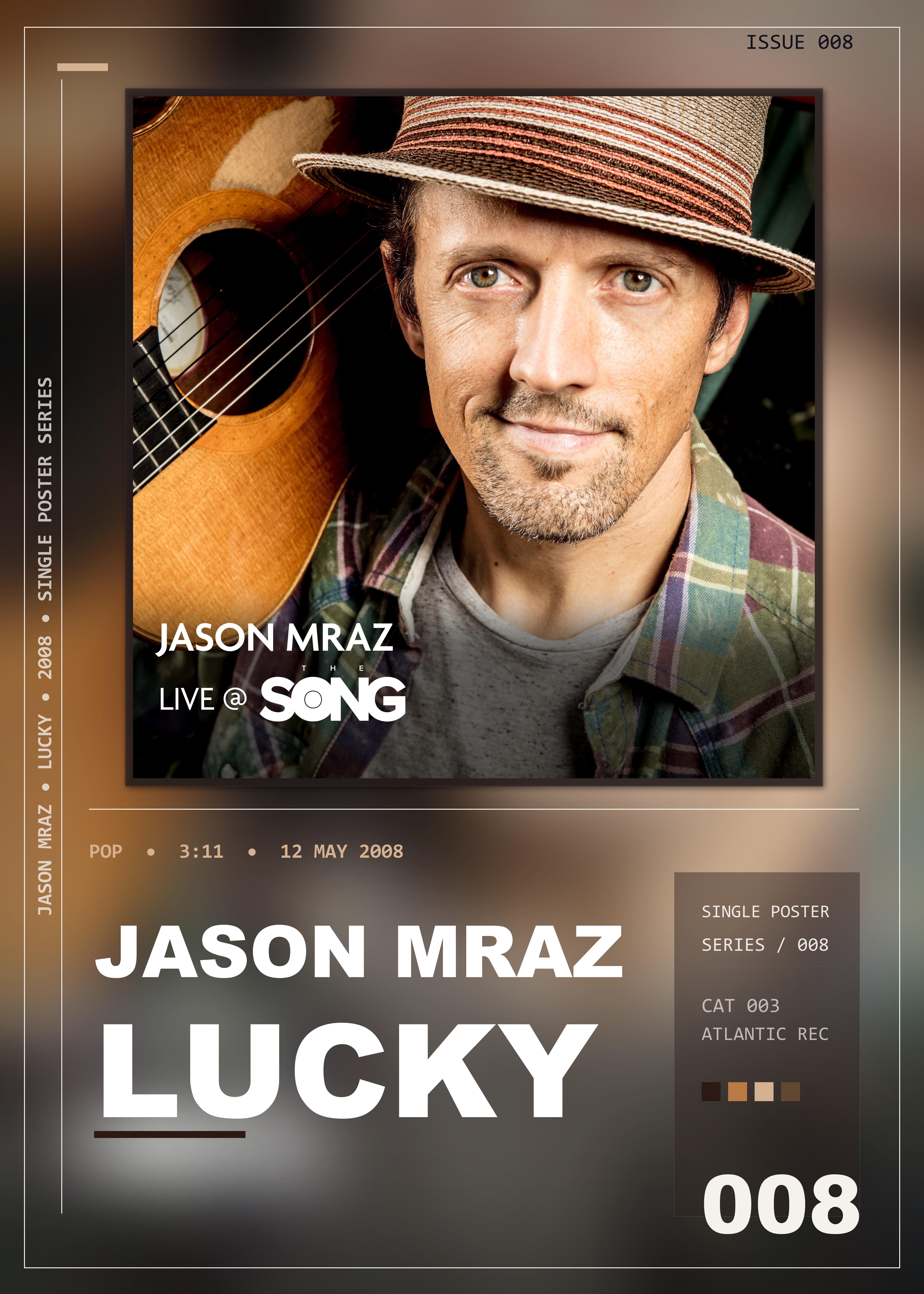 Music poster: Jason Mraz - Lucky