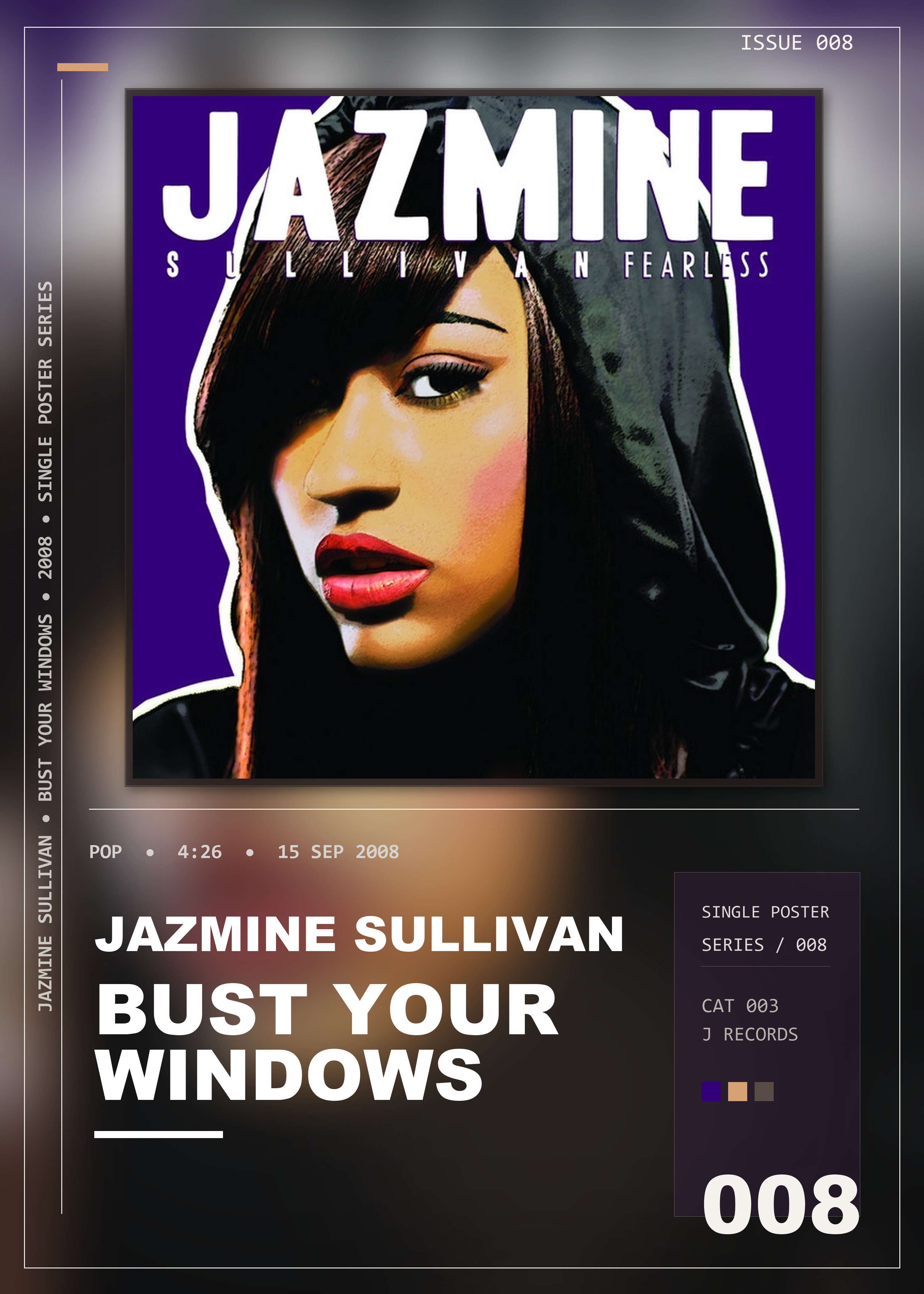 Music poster: Jazmine Sullivan - Bust Your Windows