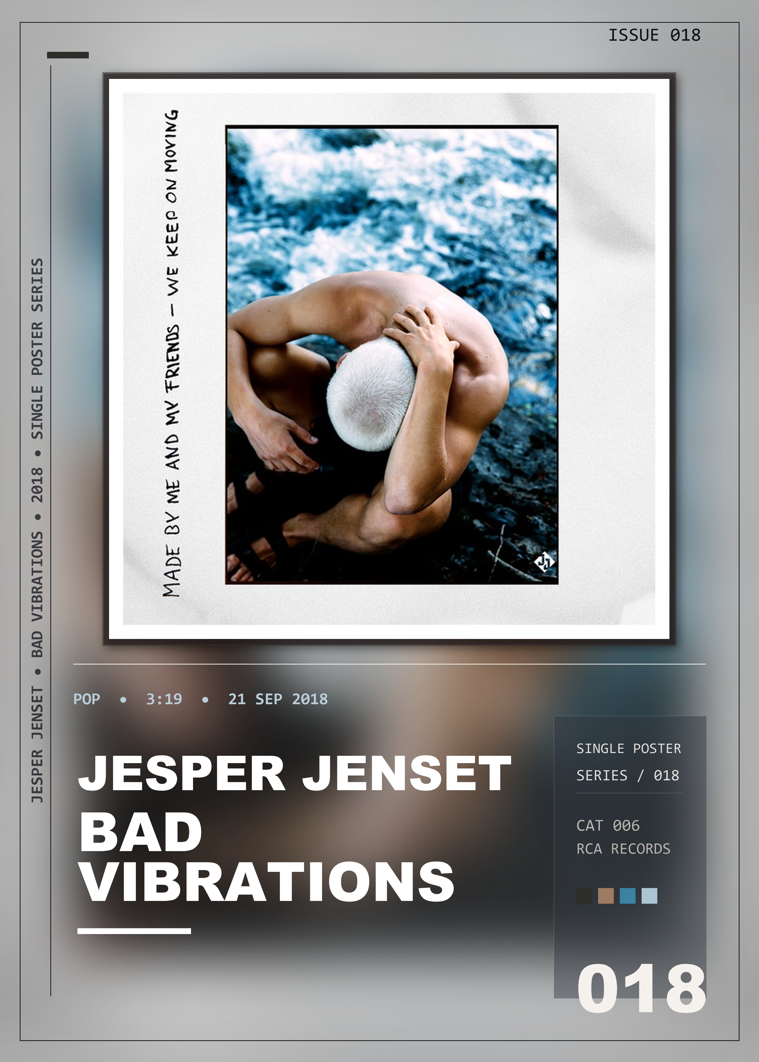 Music poster: Jesper Jenset - Bad Vibrations
