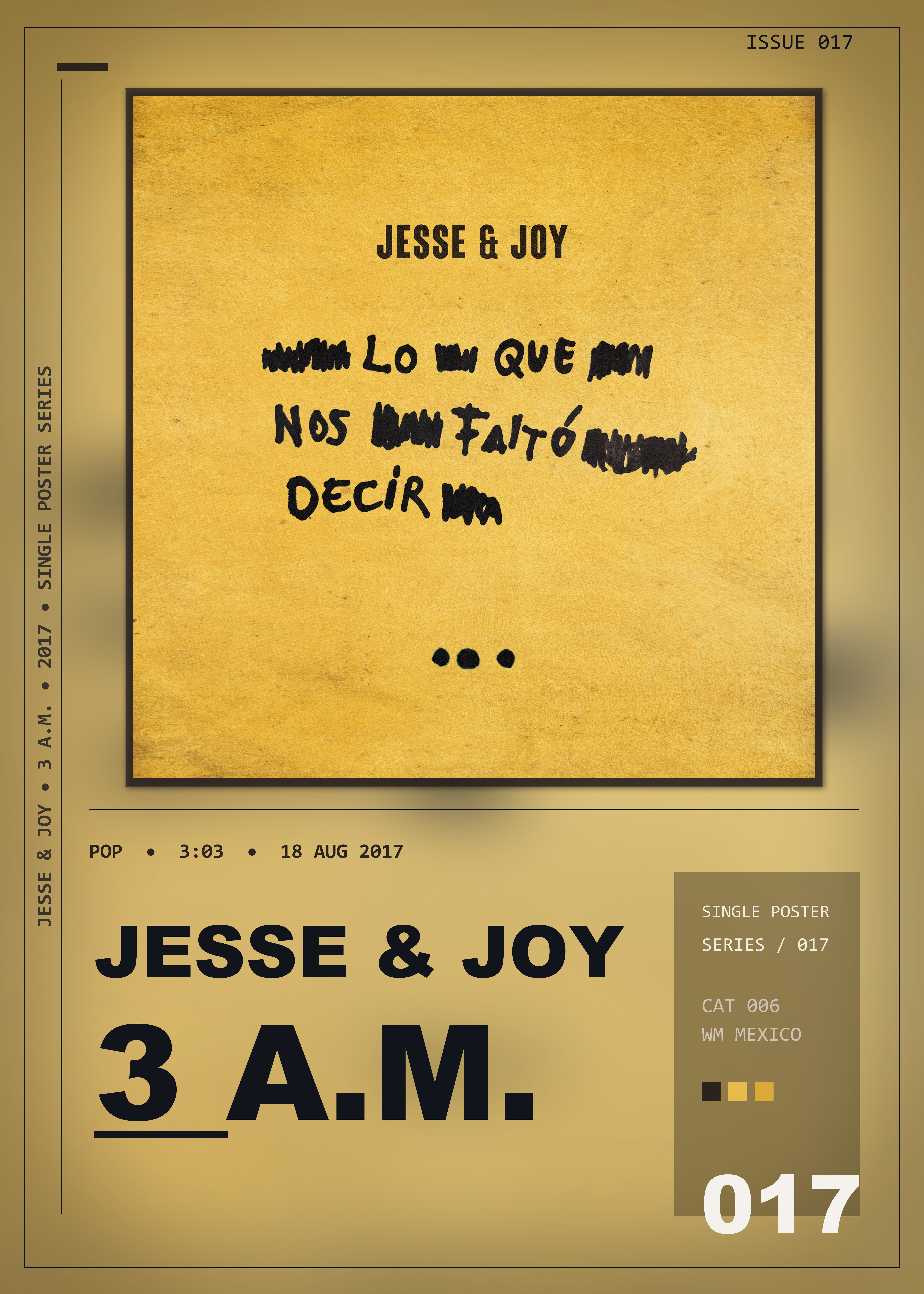 Music poster: Jesse Joy - 3 AM