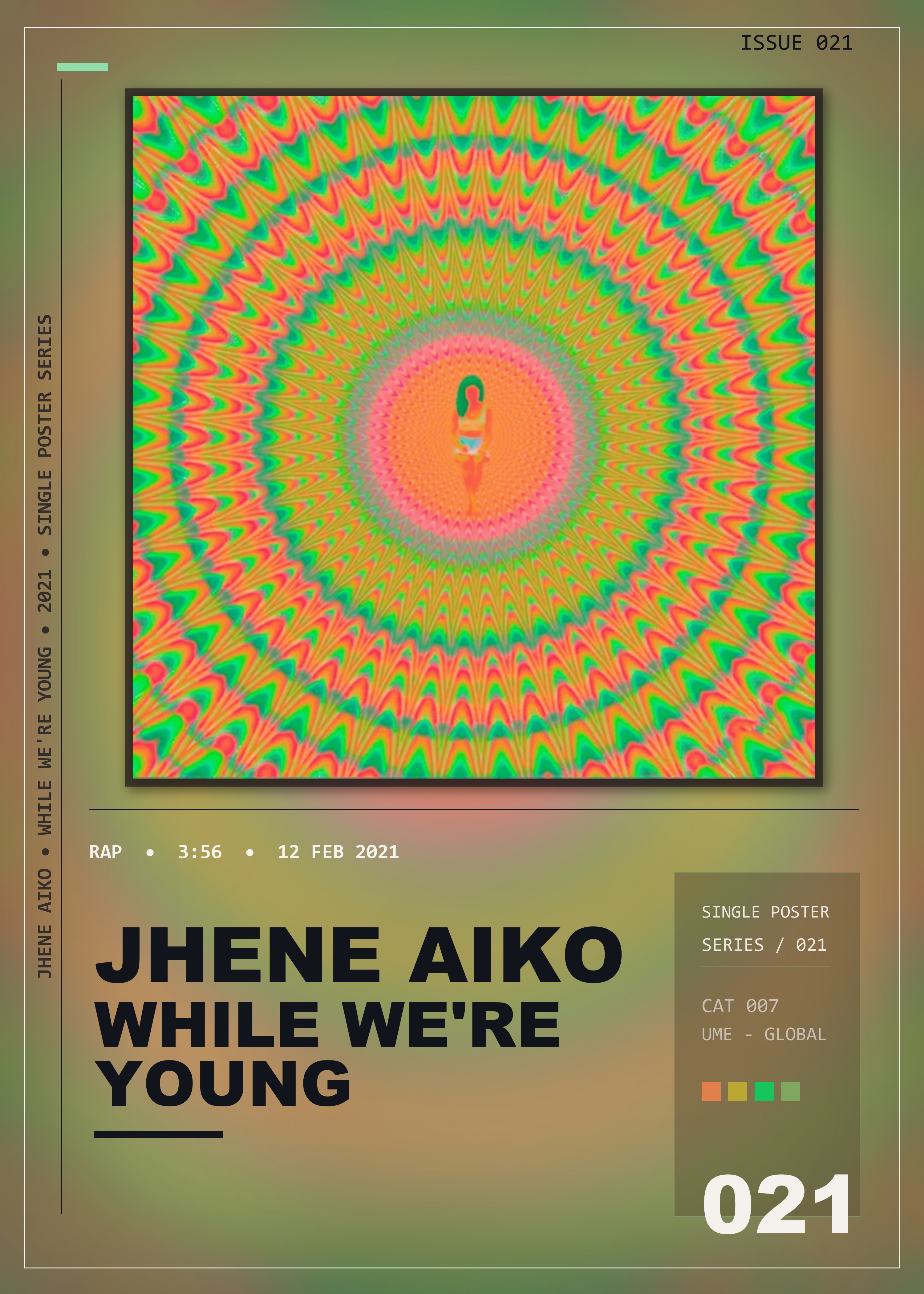 Music poster: Jhene Aiko - While Were Young