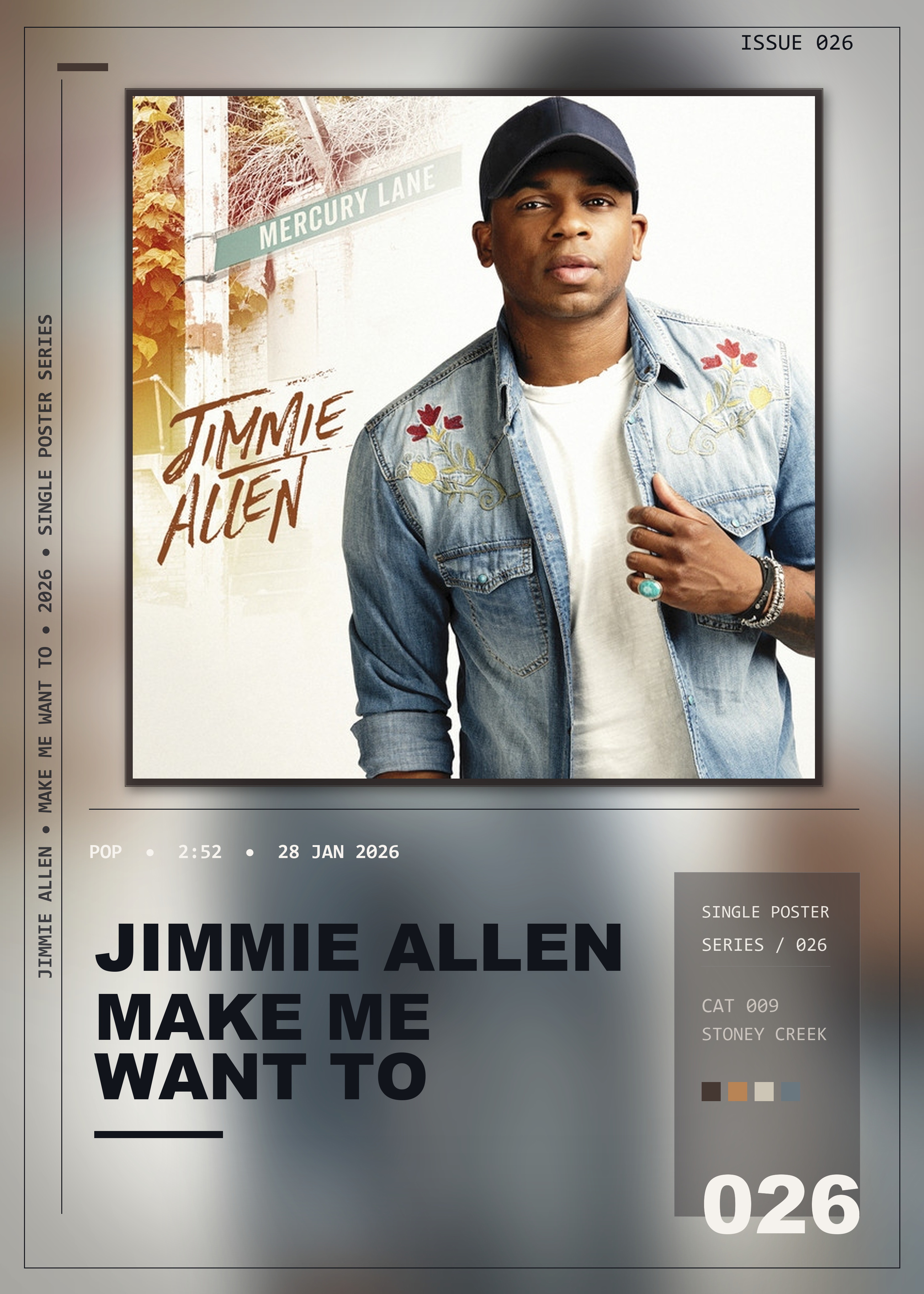 Music poster: Jimmie Allen - Make Me Want To