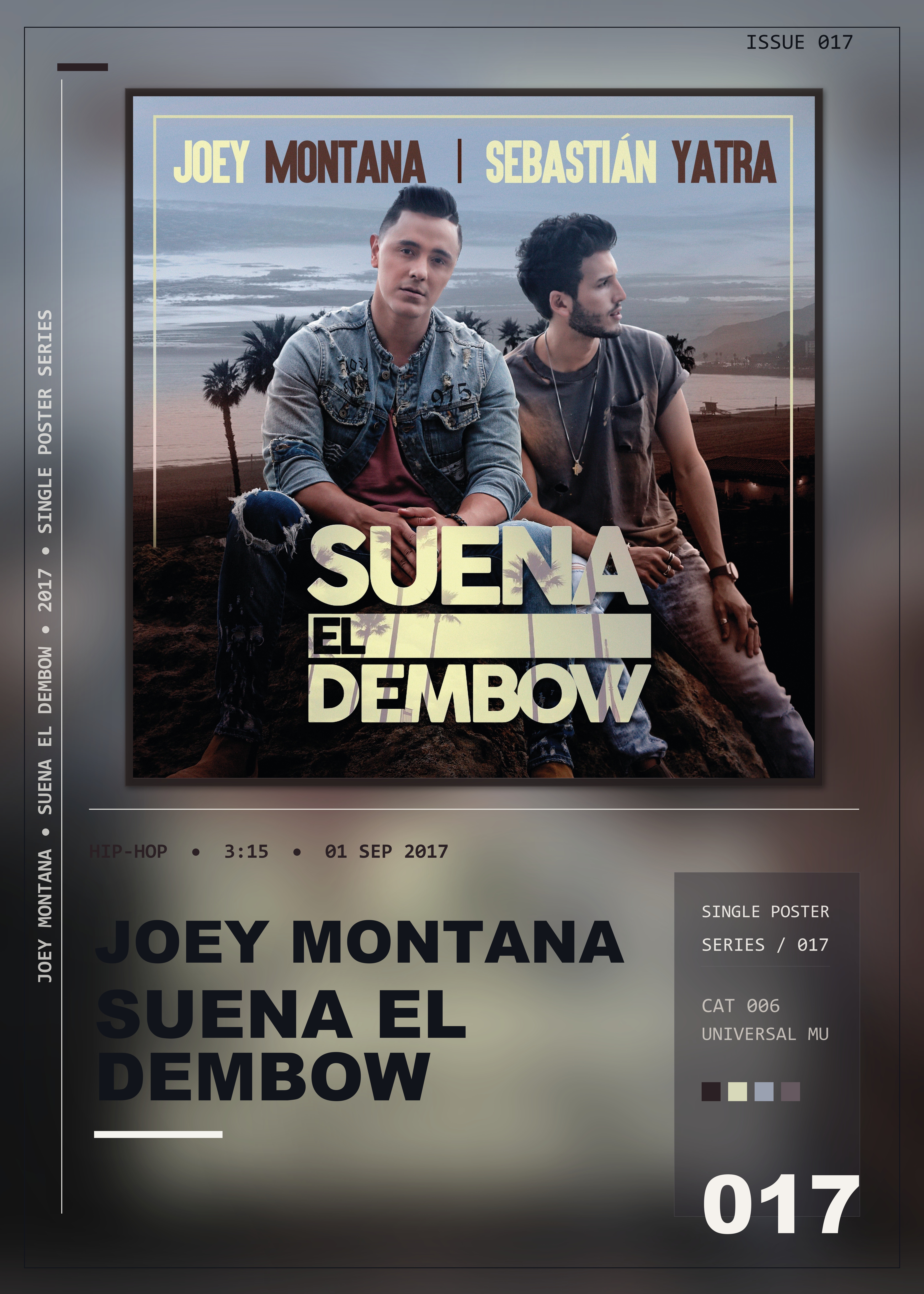 Music poster: Joey Montana - Suena El Dembow