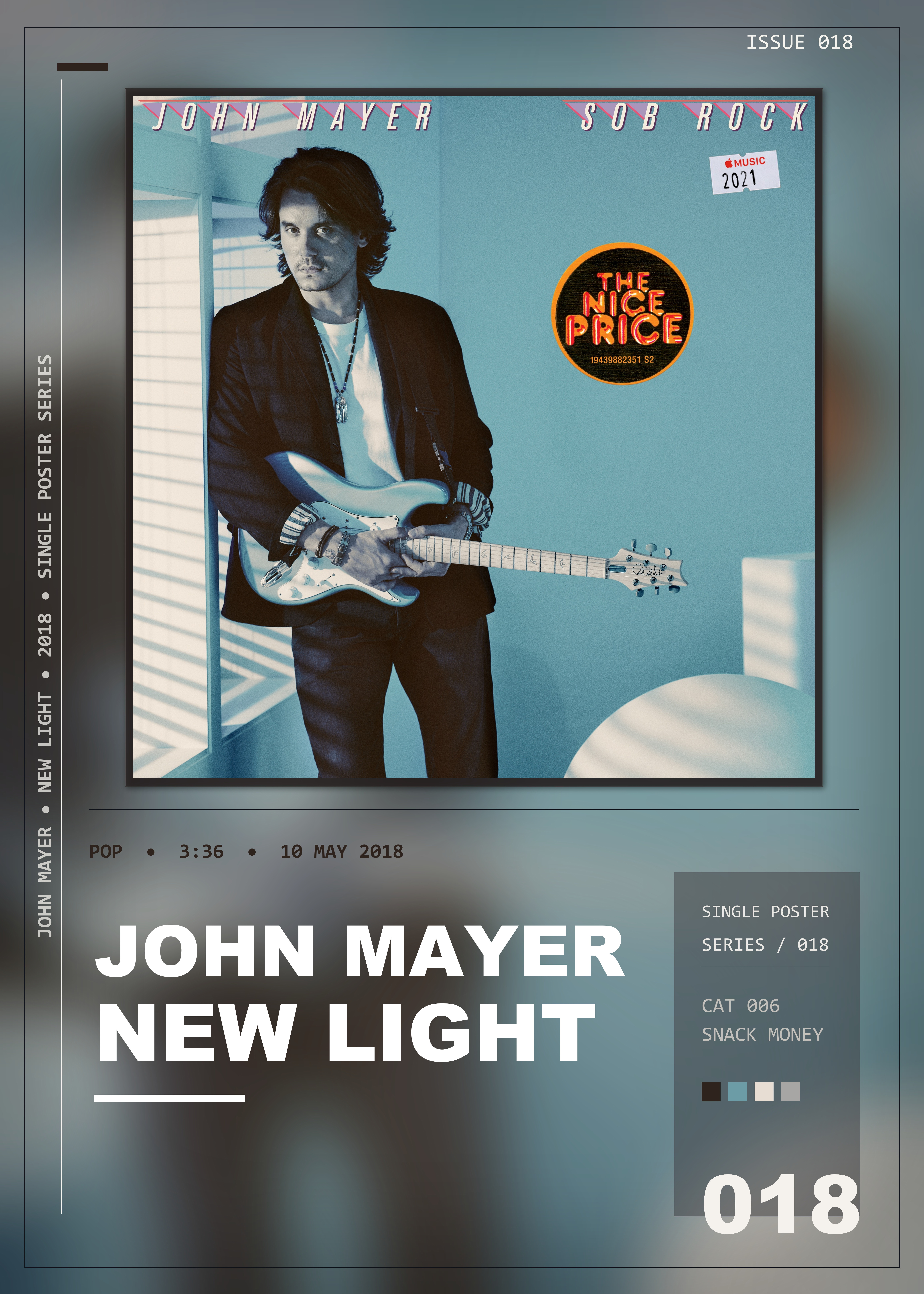 Music poster: John Mayer - New Light