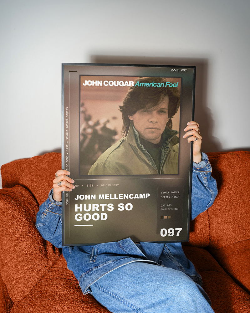 Music poster: John Mellencamp - Hurts So Good