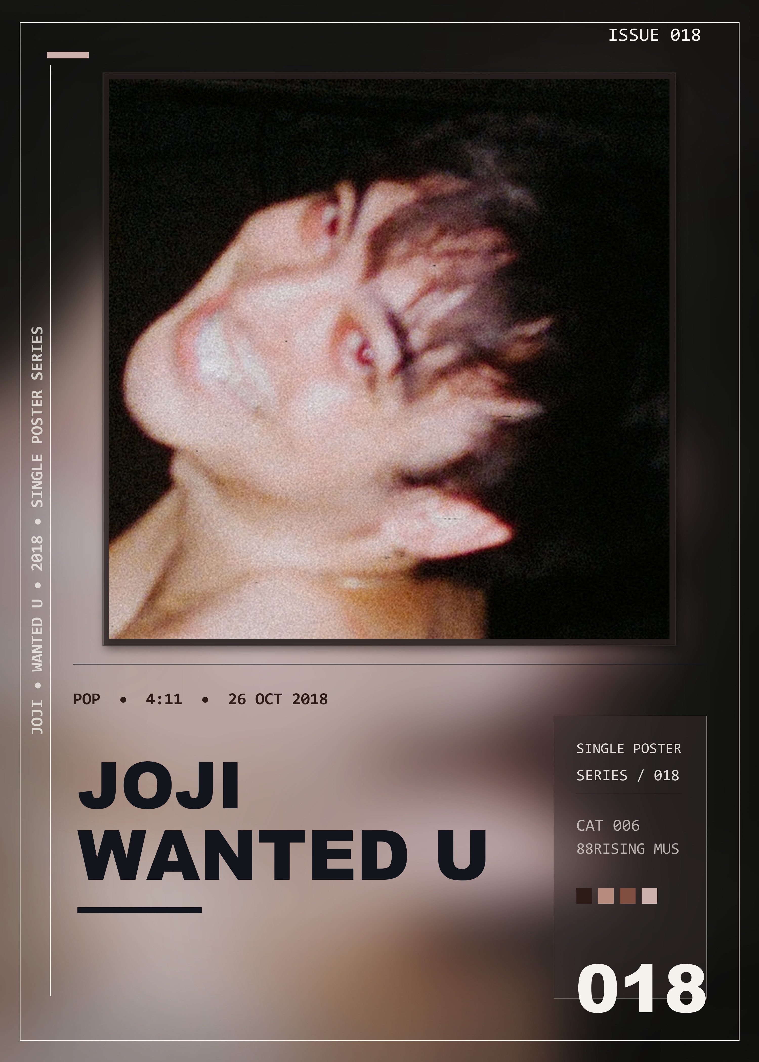 Music poster: Joji - WANTED U