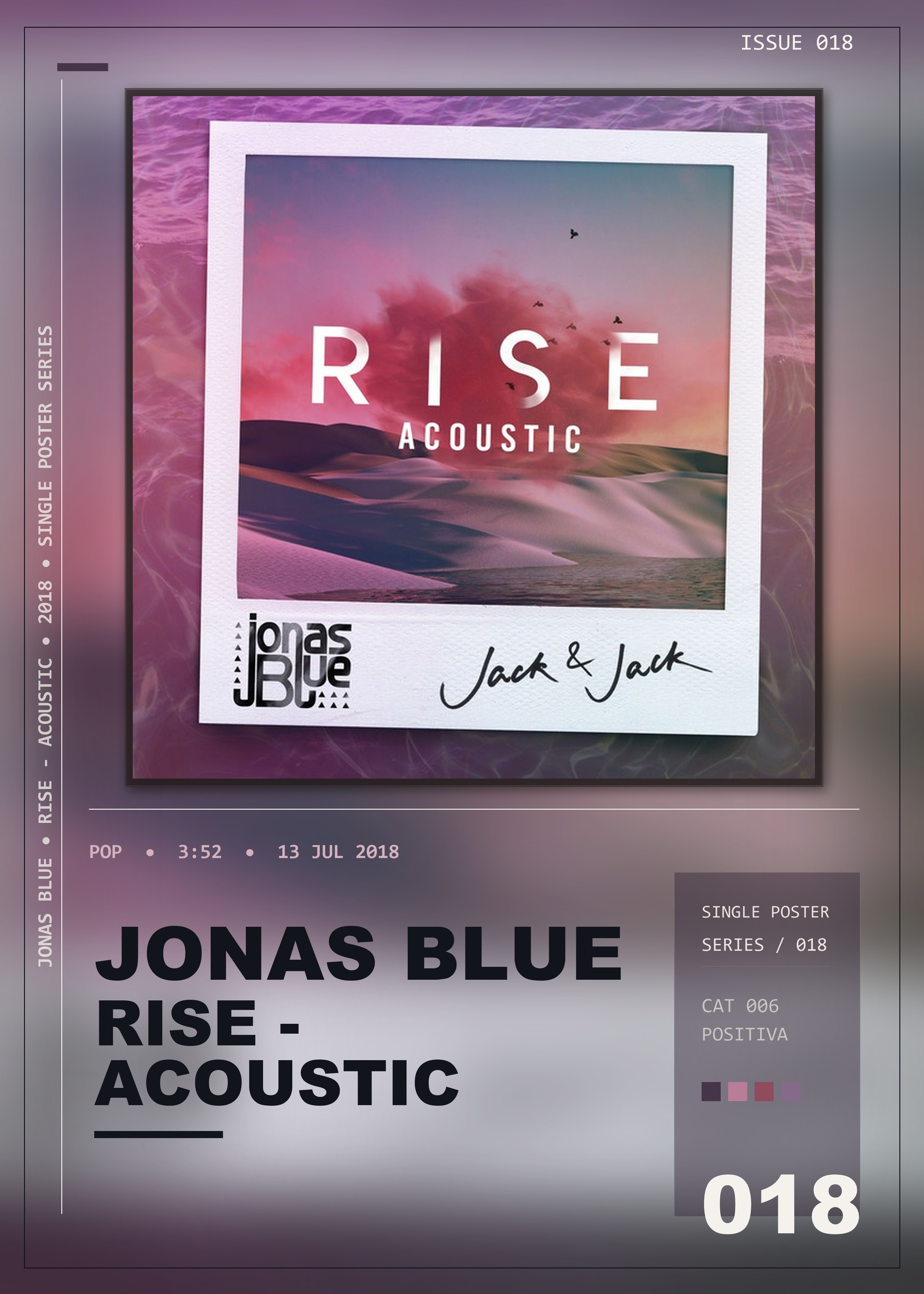 Music poster: Jonas Blue - Rise - Acoustic