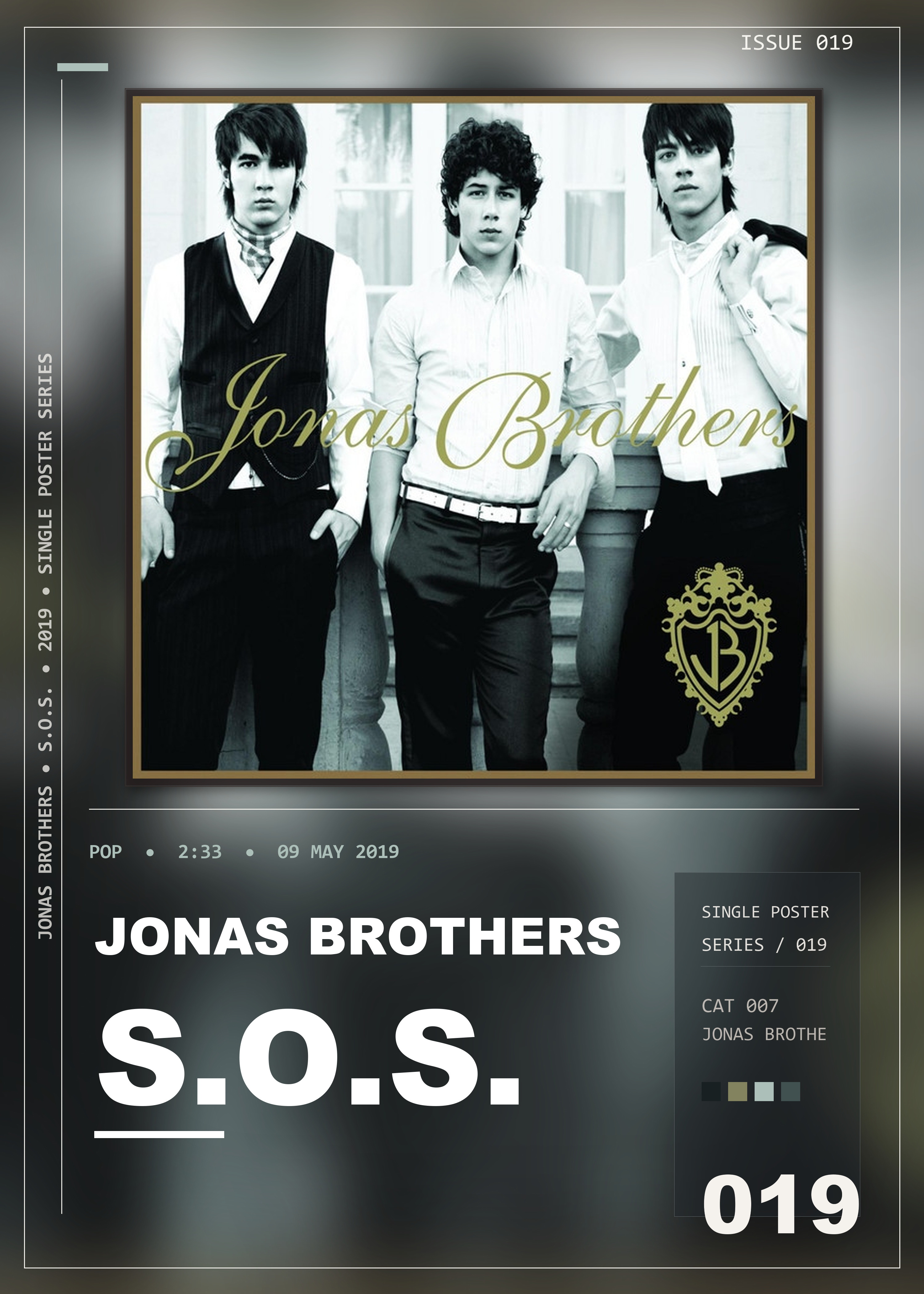 Music poster: Jonas Brothers - SOS