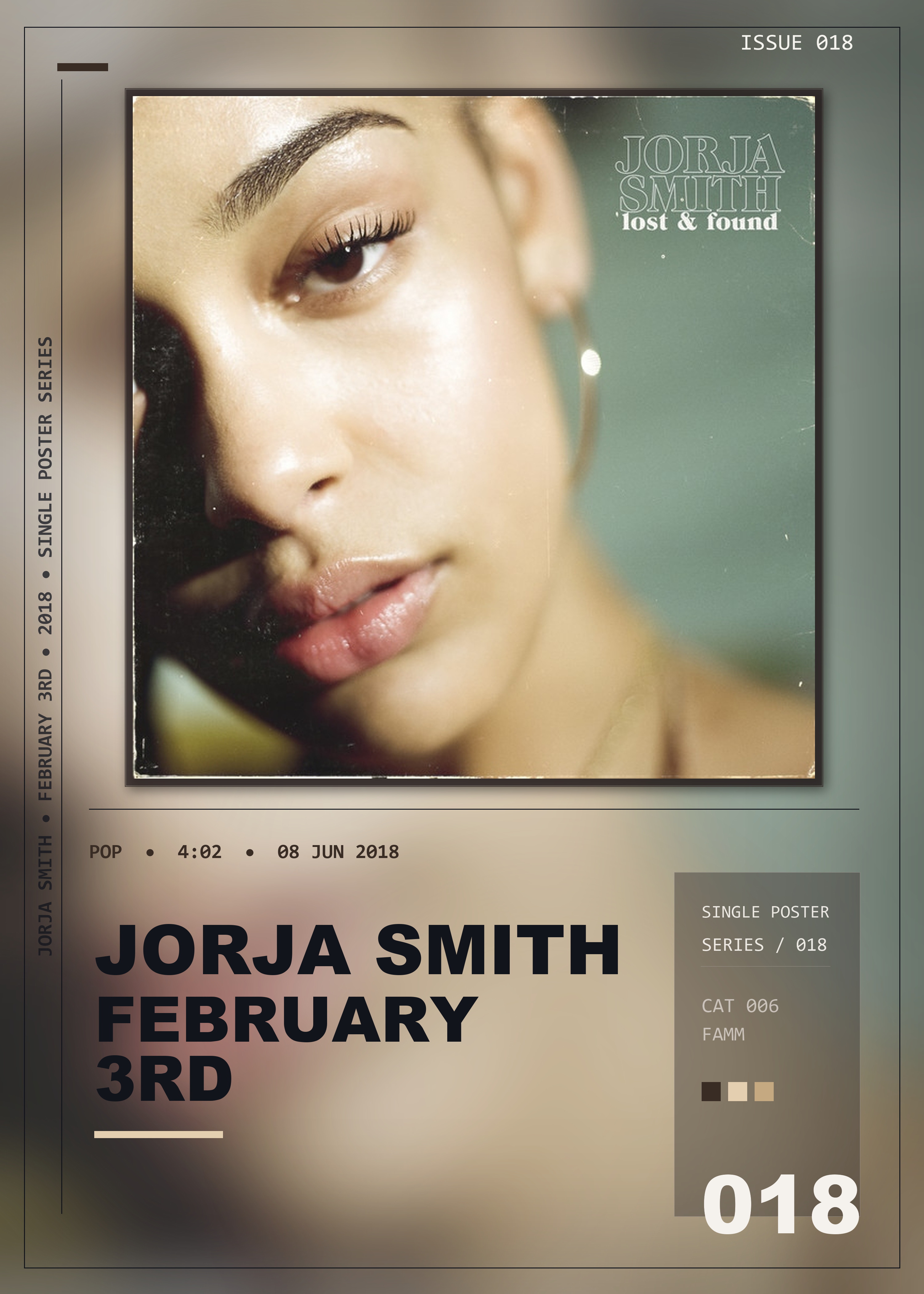 Music poster: Jorja Smith - February 3rd