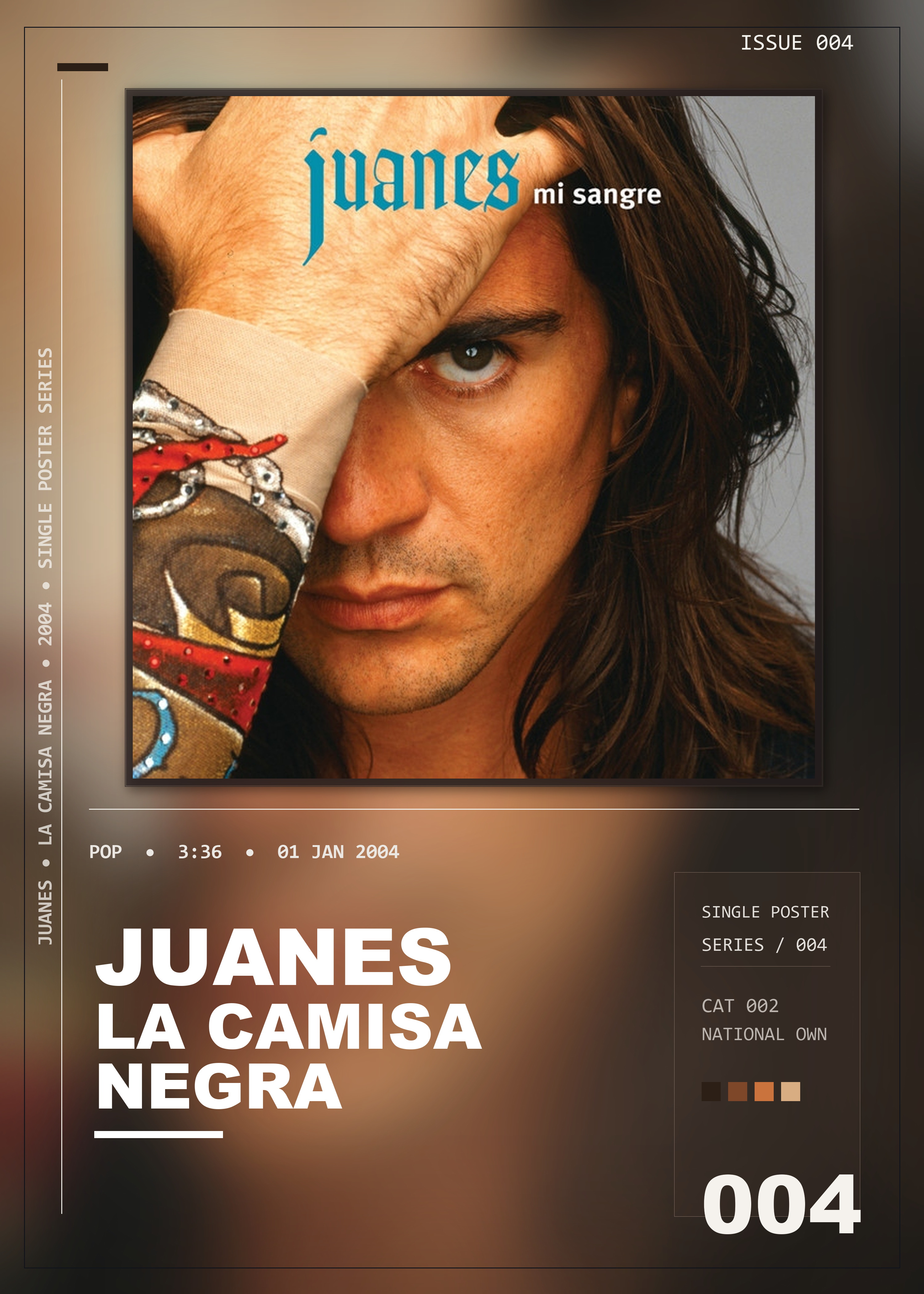 Music poster: Juanes - La Camisa Negra