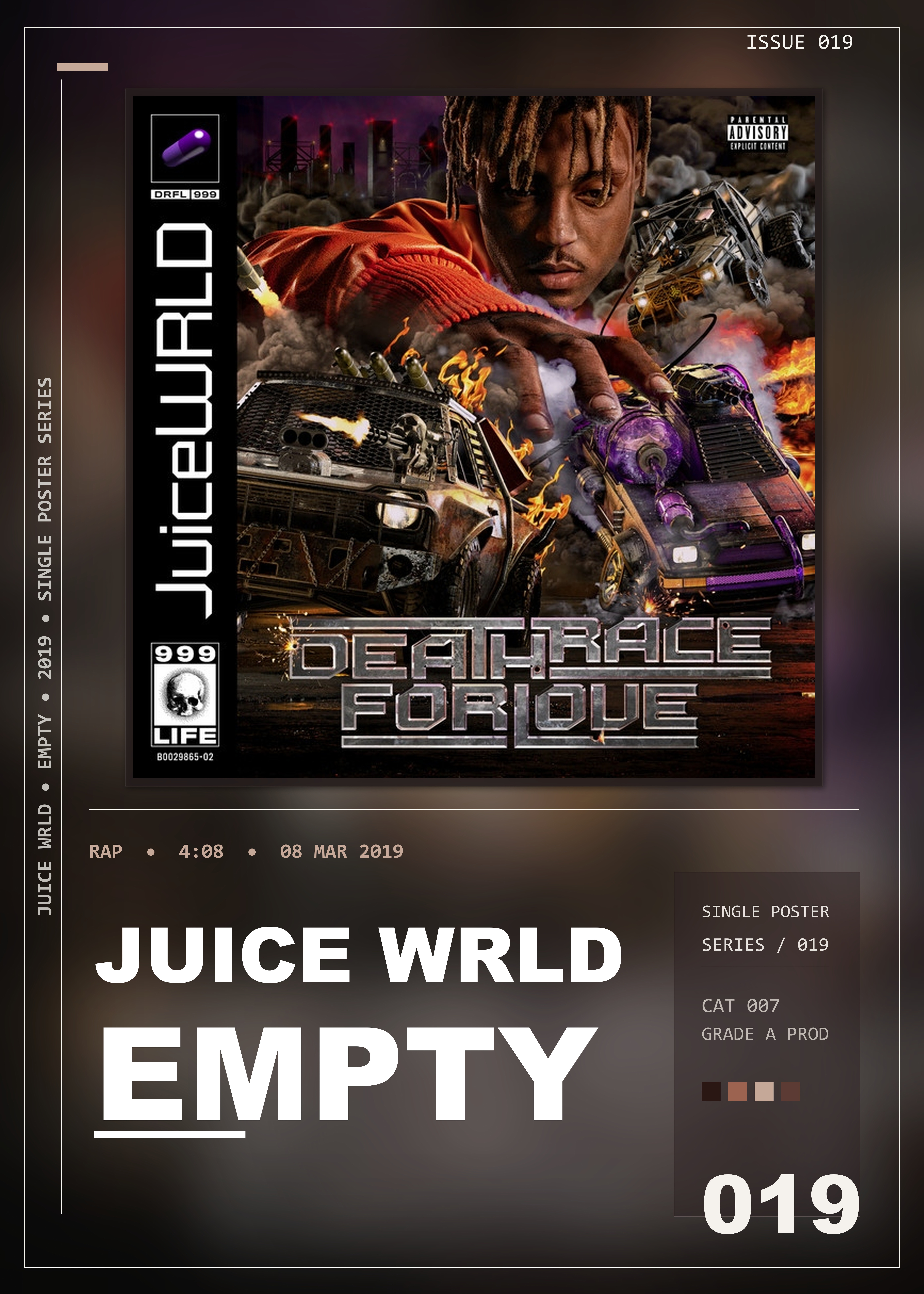 Music poster: Juice WRLD - Empty