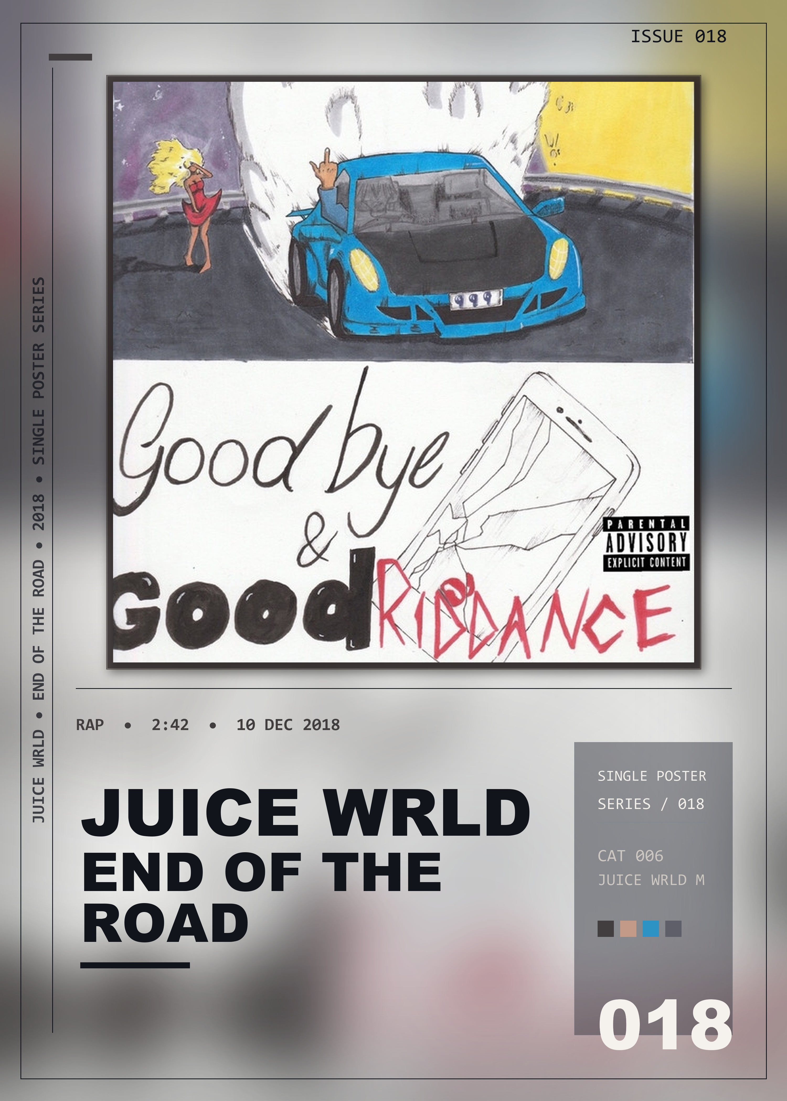 Music poster: Juice WRLD - End Of The Road