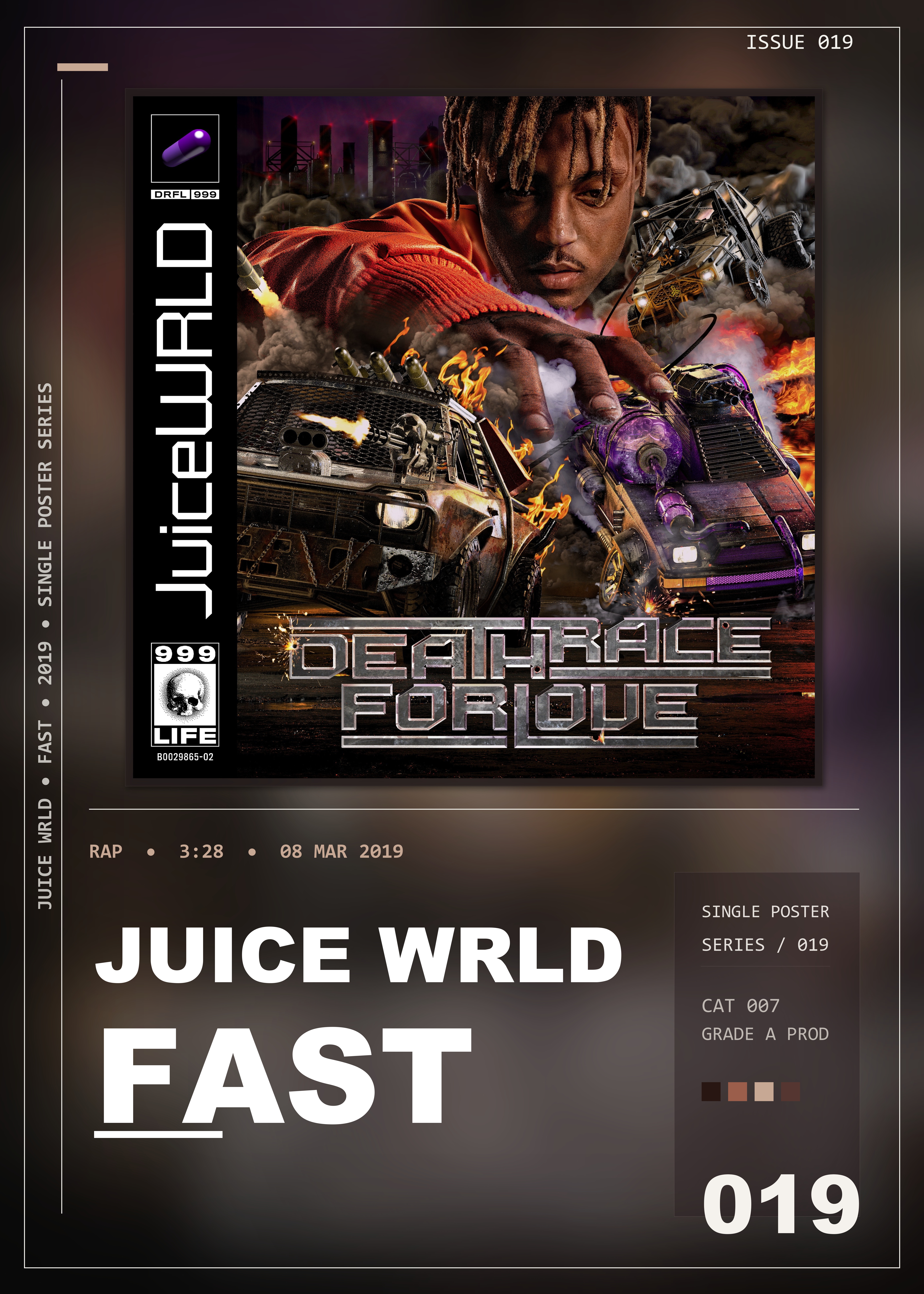 Music poster: Juice WRLD - Fast