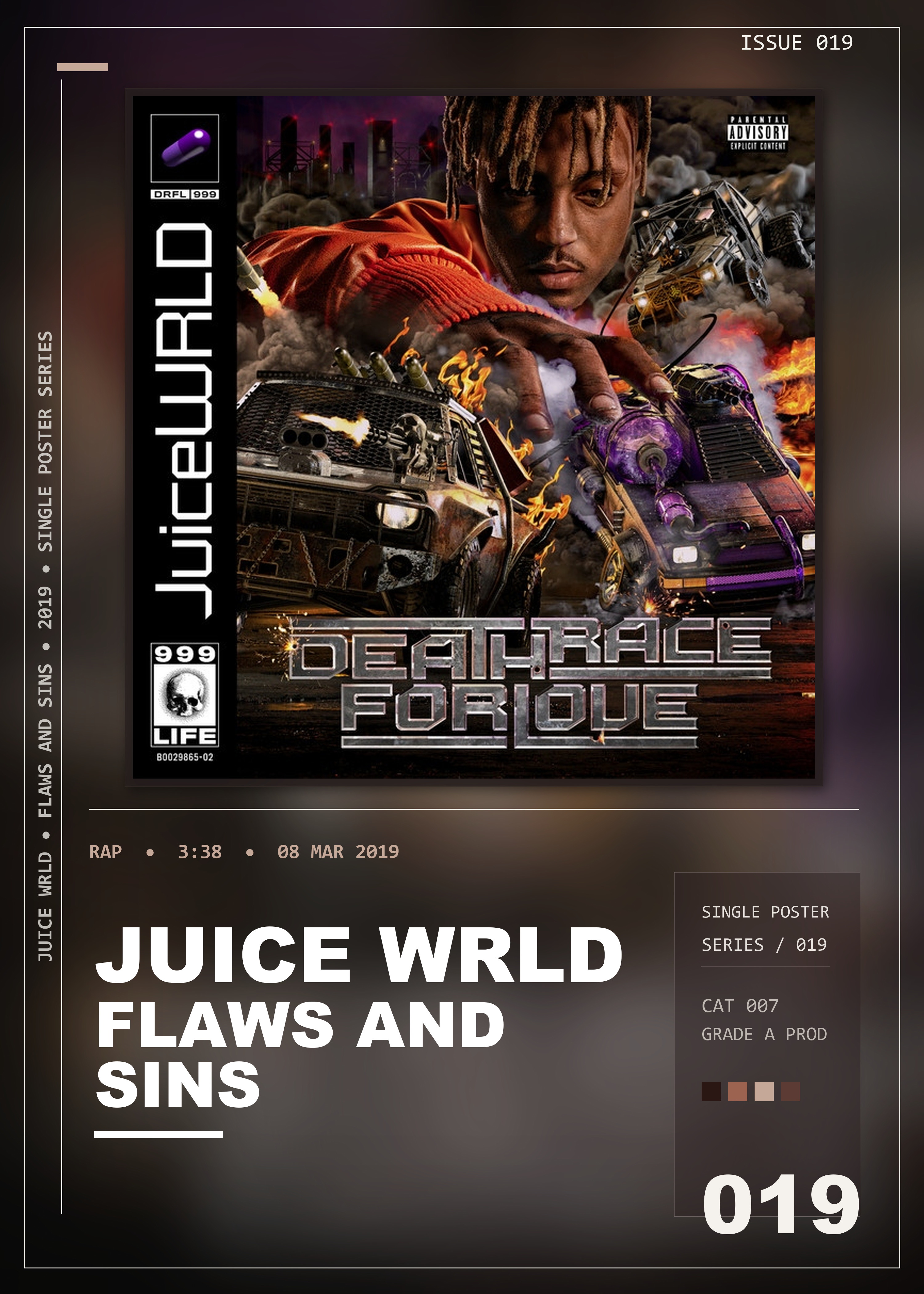 Music poster: Juice WRLD - Flaws And Sins